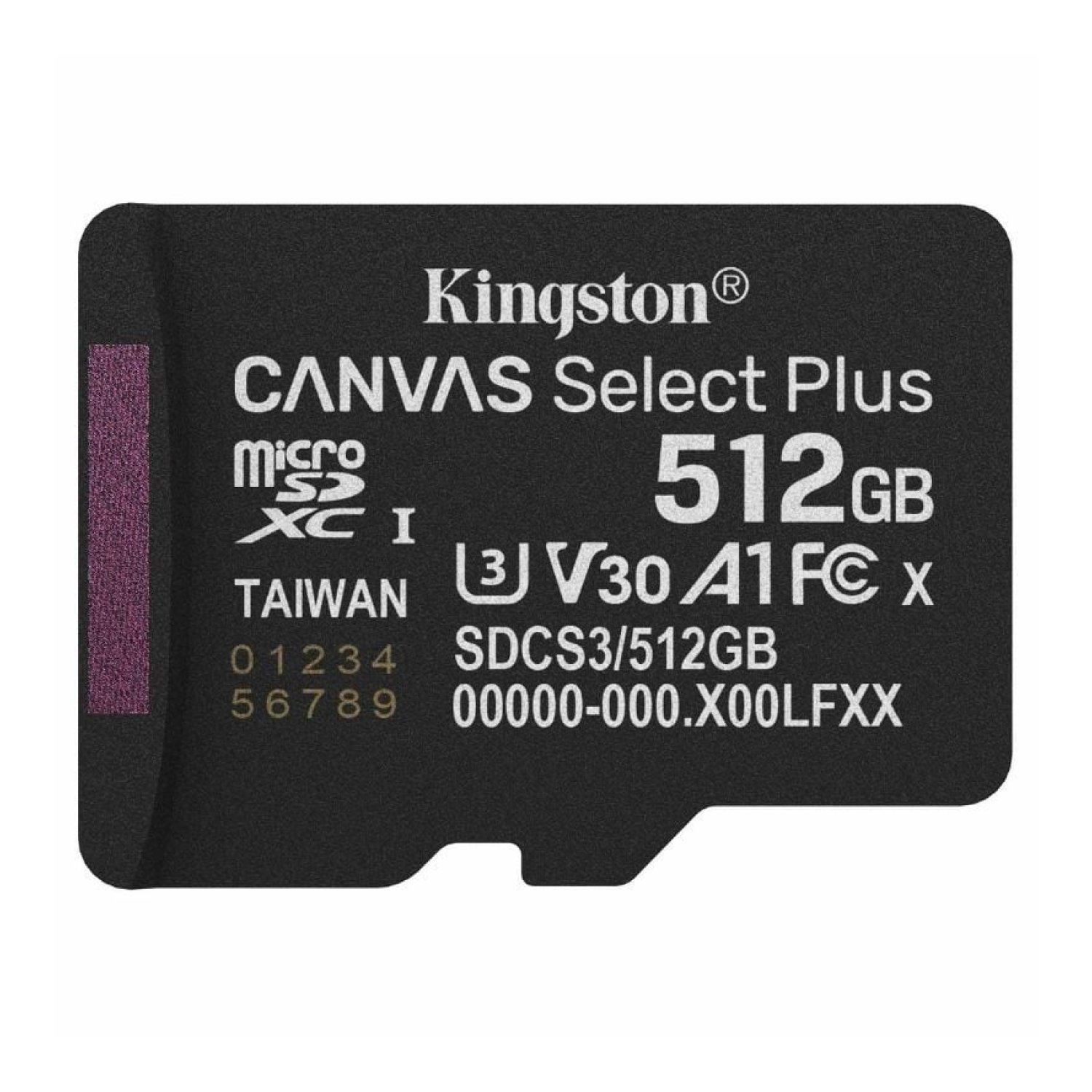 Kingston Canvas Select Plus · microSD XC 512GB · Clase 10 · 150MB/s