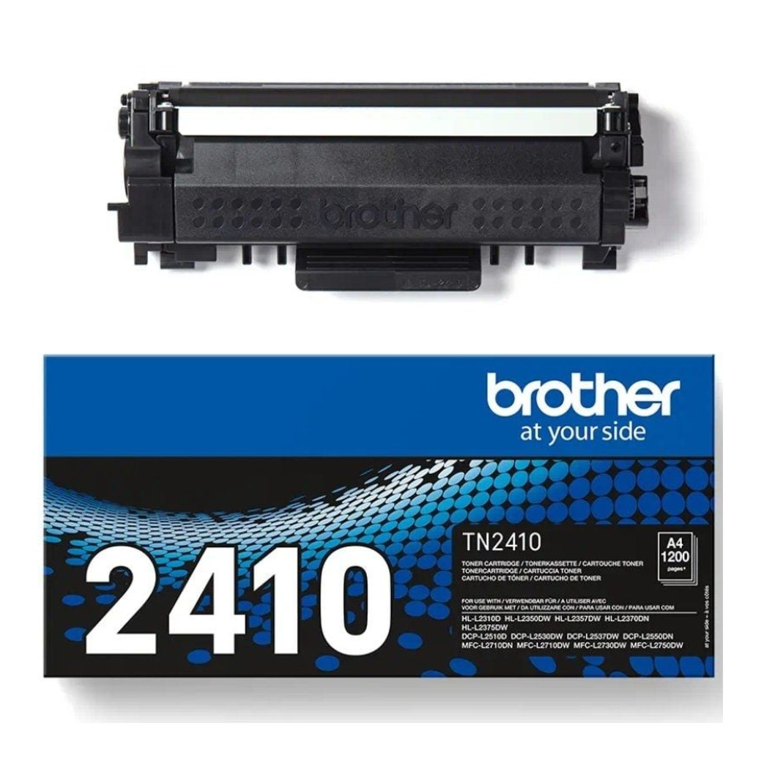 Brother TN-2410 · Tóner Original · Negro · Rendimiento Alto