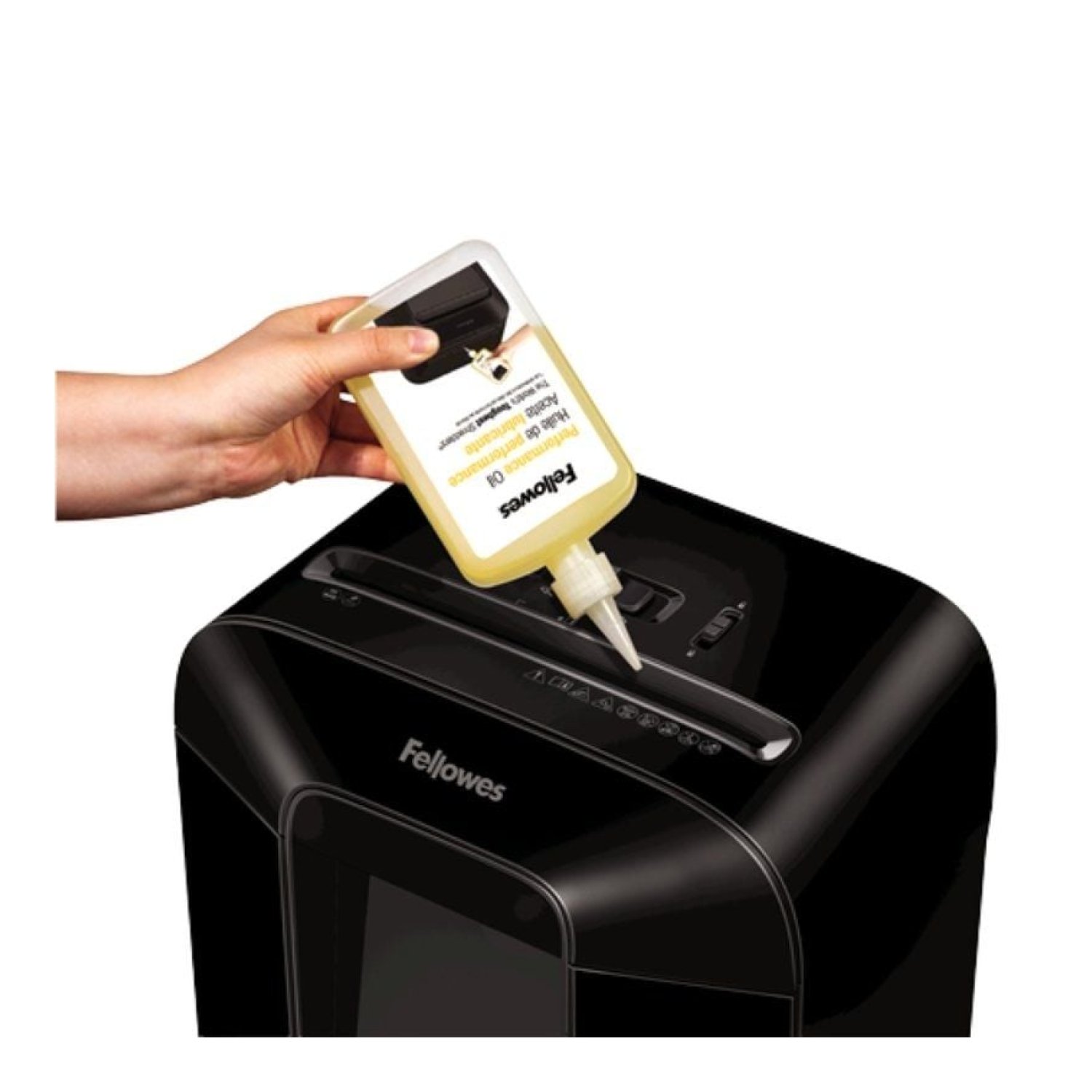 Fellowes · Aceite Lubricante · Mantenimiento de Cizallas y Destructoras