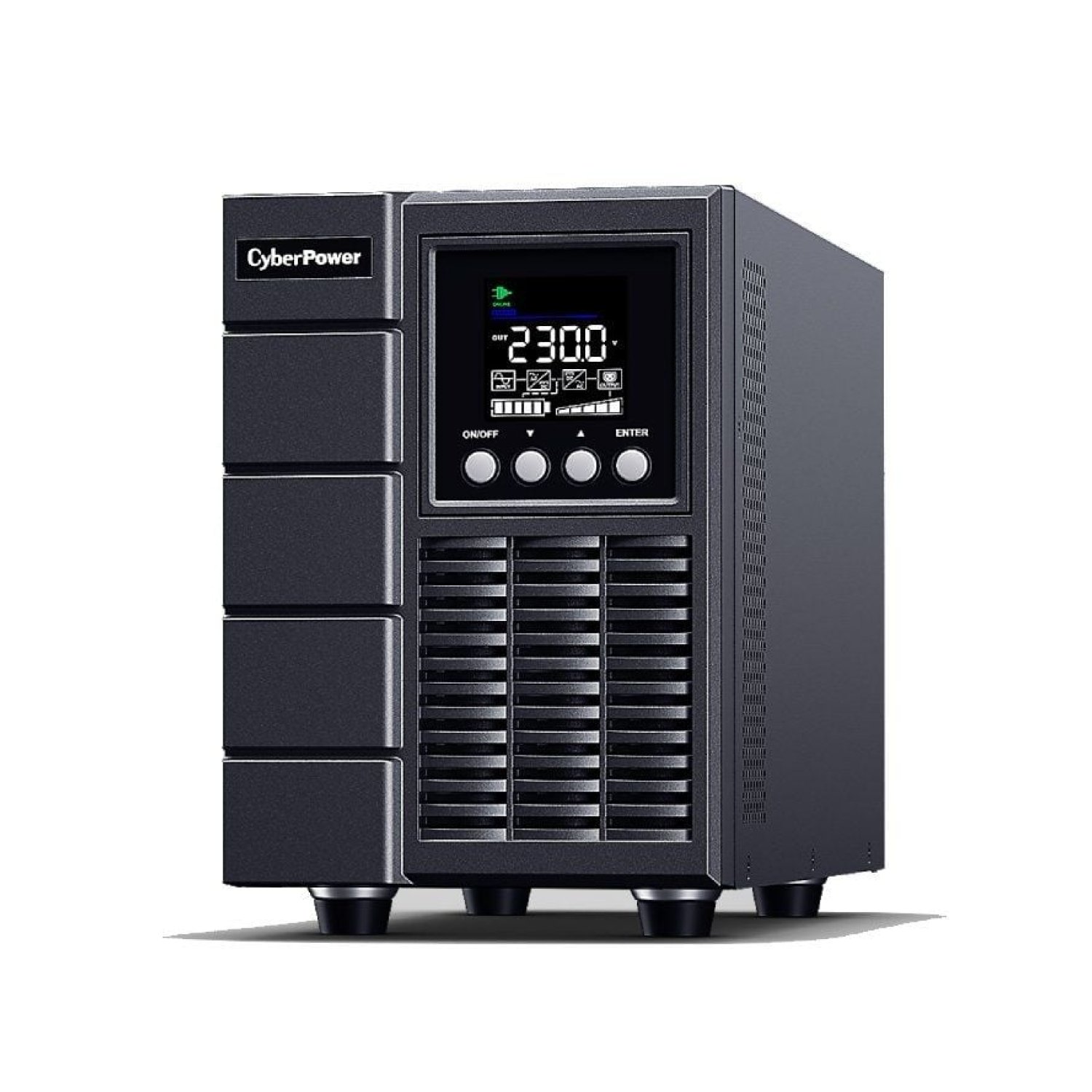 Cyberpower OLS2000EA · SAI Online · 2000VA-1800W · 4 Salidas · Torre