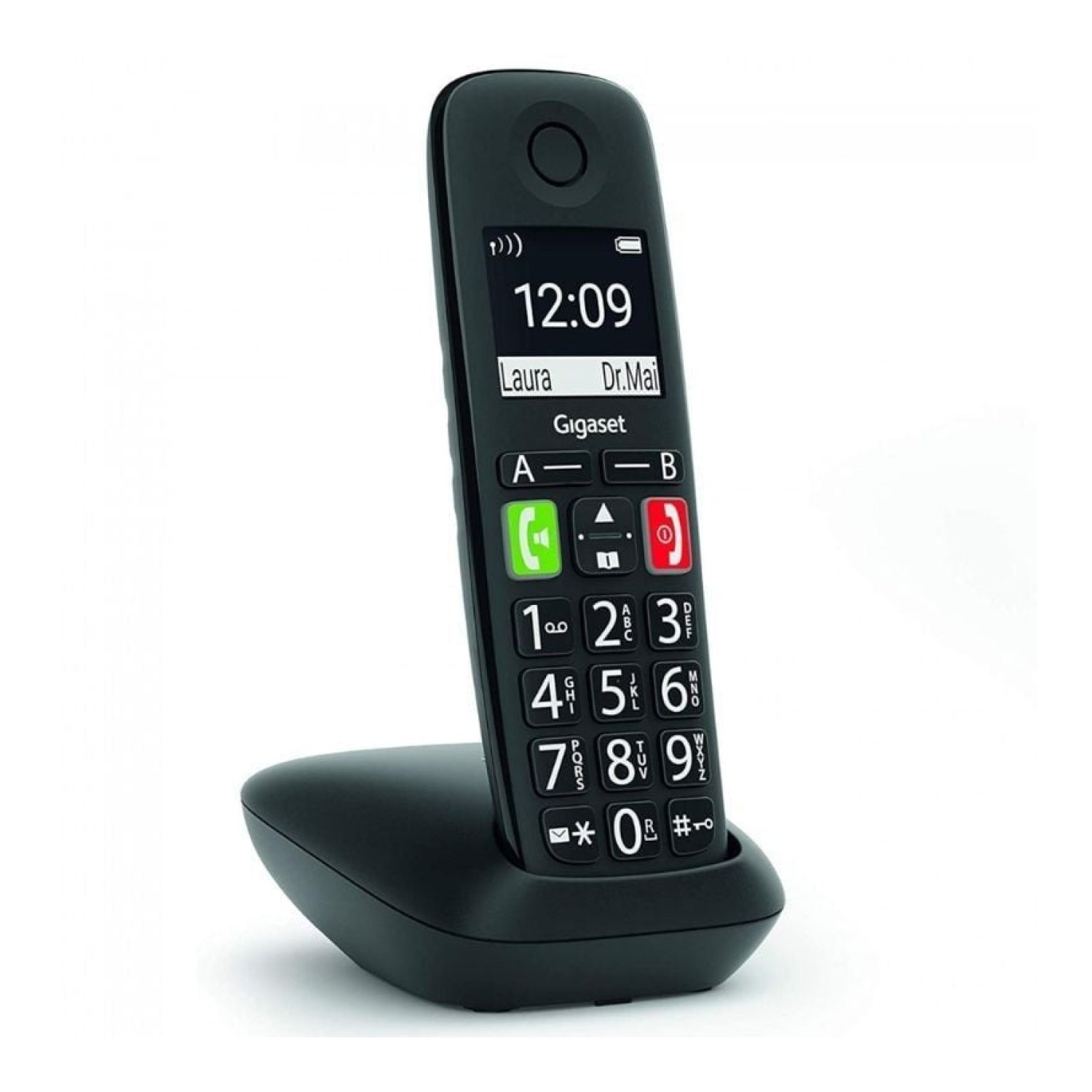 Gigaset E290 · Teléfono Inalámbrico · Pack DUO · Negro
