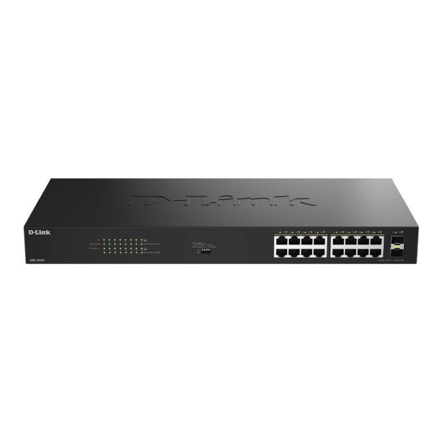 D-Link DGS-1018P · Switch 18 Puertos Gigabit · PoE · 10/100/1000 · SFP