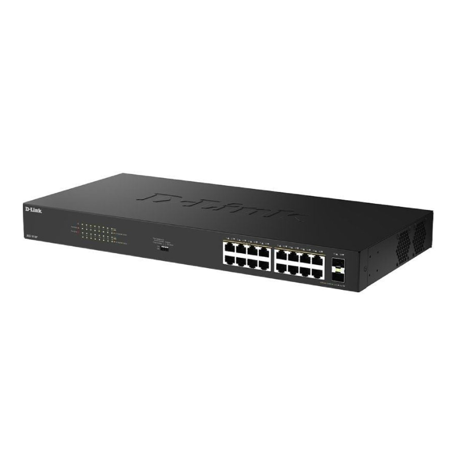 D-Link DGS-1018P · Switch 18 Puertos Gigabit · PoE · 10/100/1000 · SFP