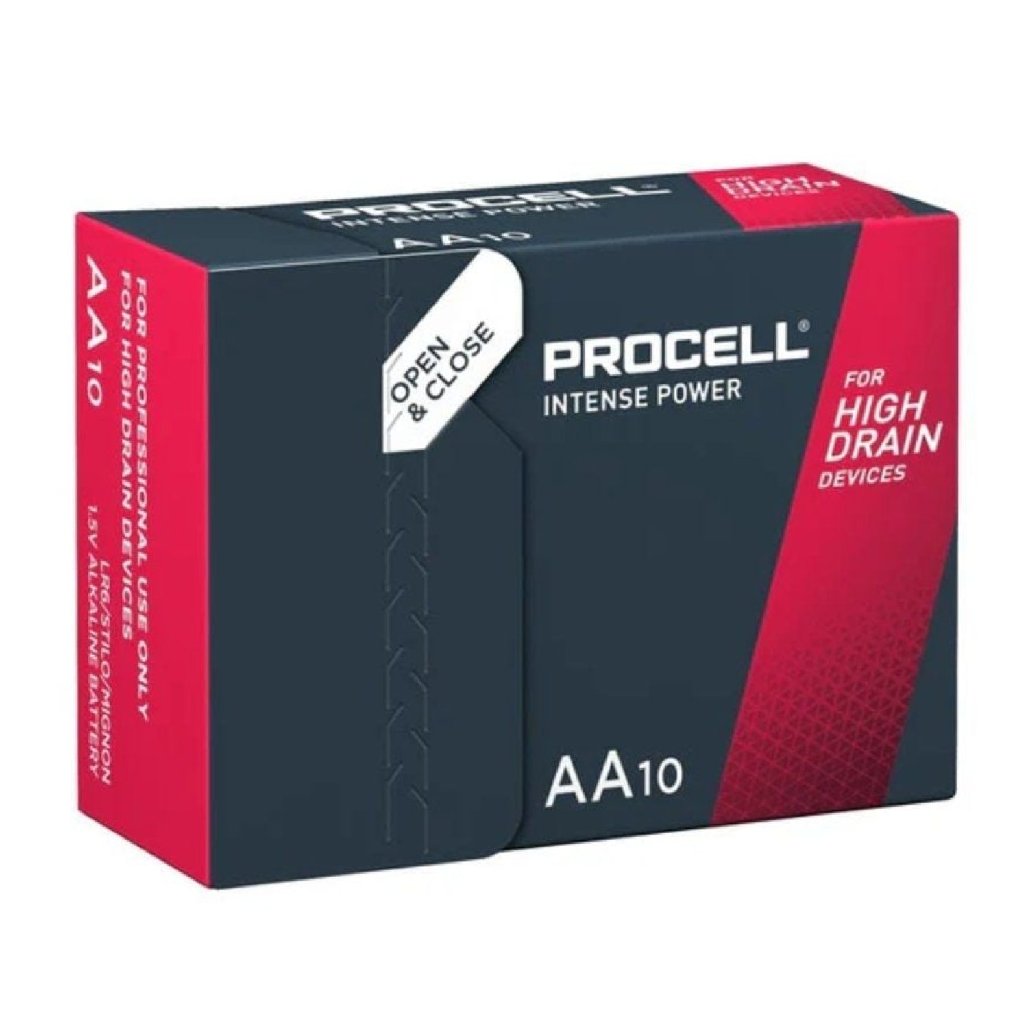 Duracell Procell Intense Power · 10 Pilas AA LR6 · 1,5V · Alcalinas
