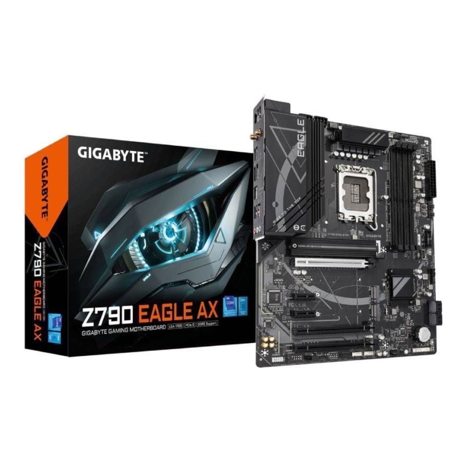 Gigabyte Z790 Eagle AX · Socket 1700 · DDR5 · PCIe 5.0