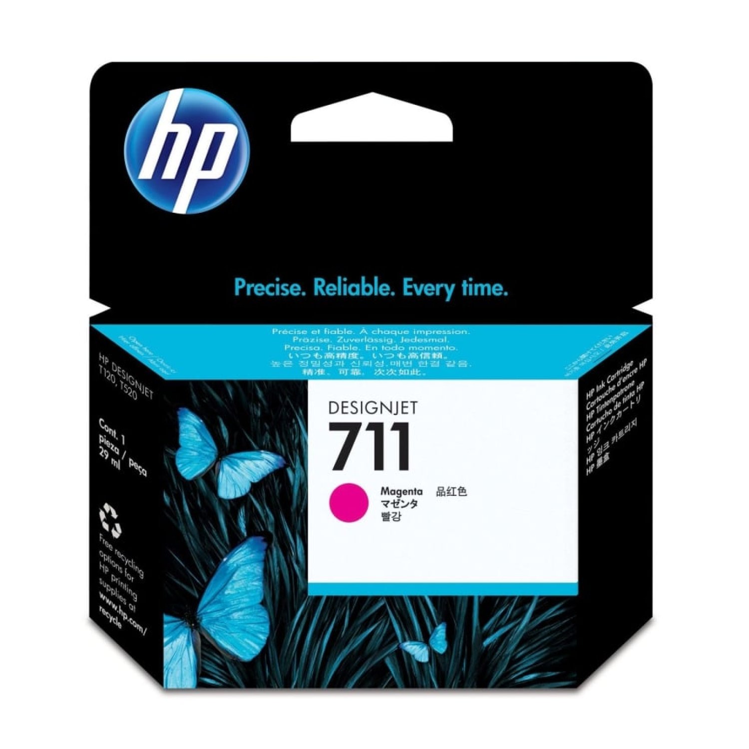 HP · Cartucho Tinta Original nº711 · Magenta