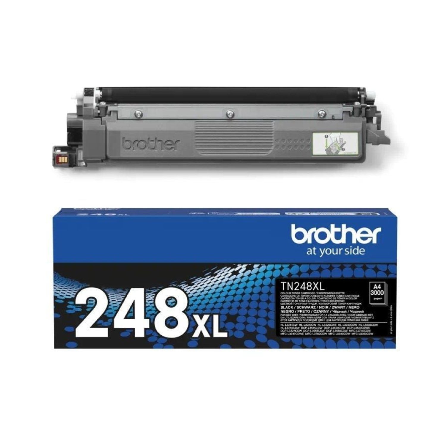 Brother TN248XLBK · Tóner Negro · Alta Capacidad