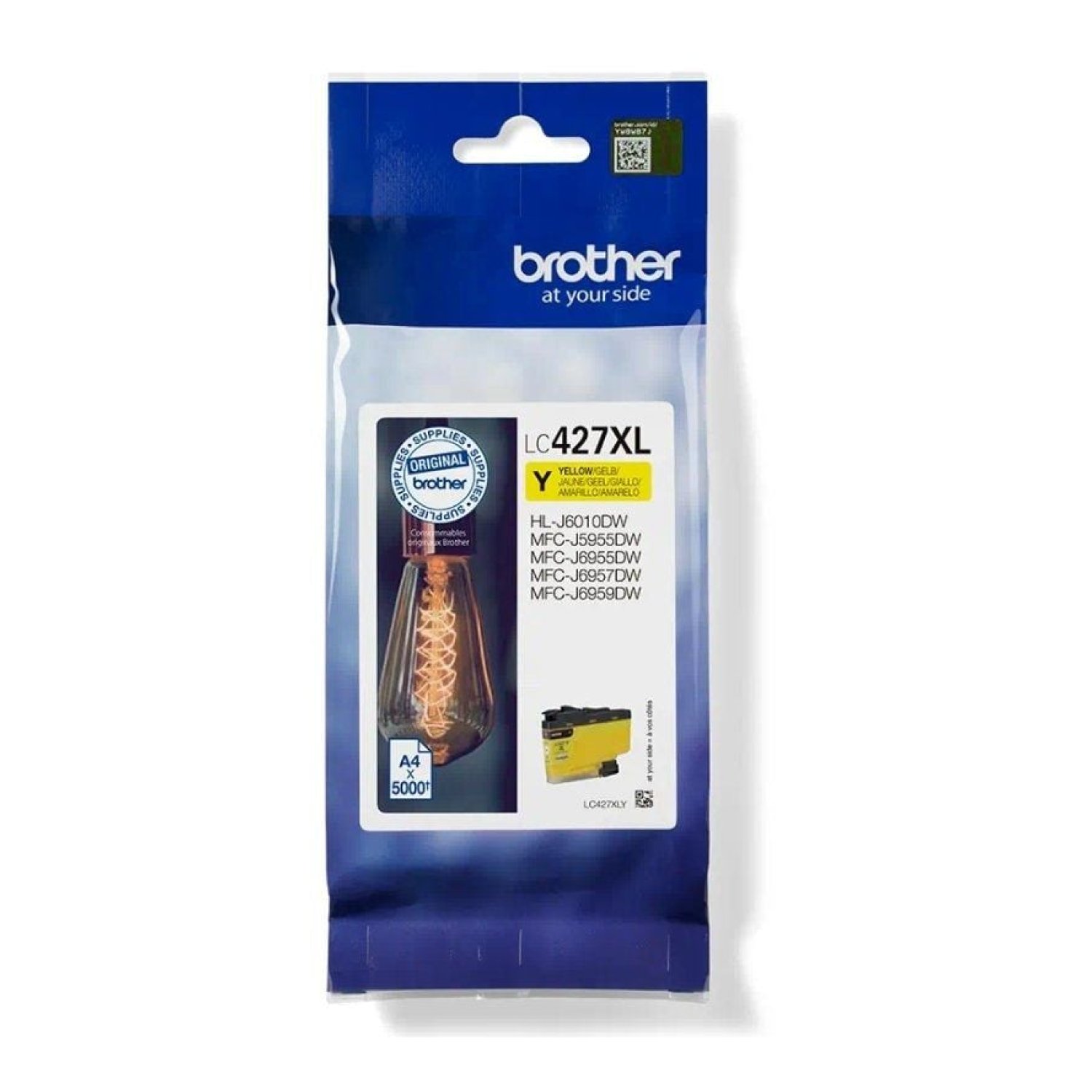 Brother · Cartucho LC-427 XL · Alta Capacidad · Amarillo