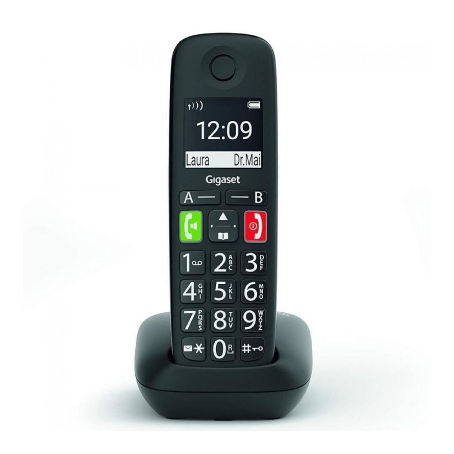 Gigaset E290 · Teléfono Inalámbrico · Negro