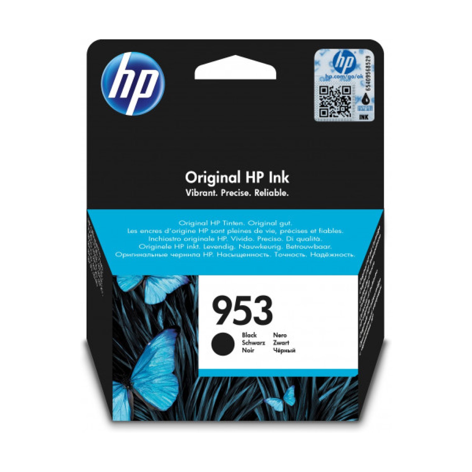 HP Cartucho Tinta Original nº953 · Negro