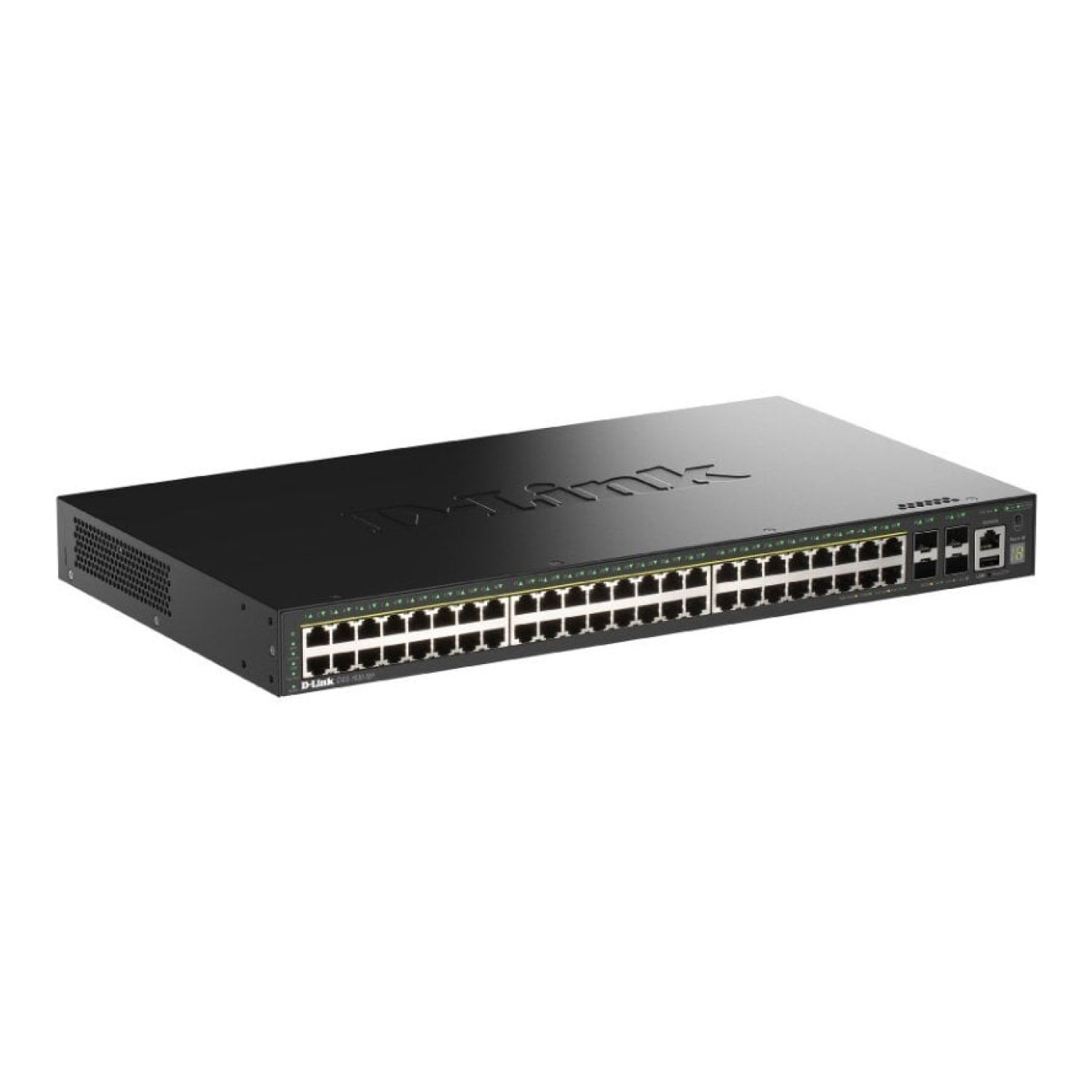 D-Link DGS-1530-52P · Switch 48 Puertos Gestionable · Gigabit · PoE · SFP