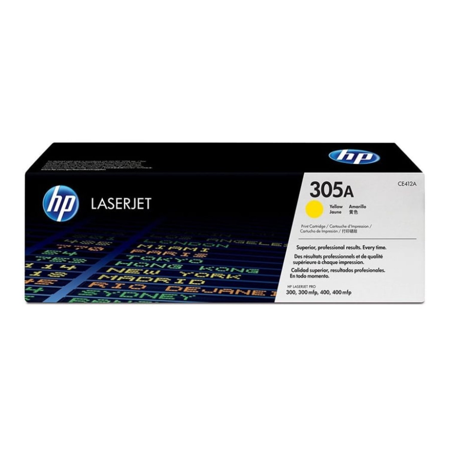 HP · Tóner Original nº305A · Amarillo