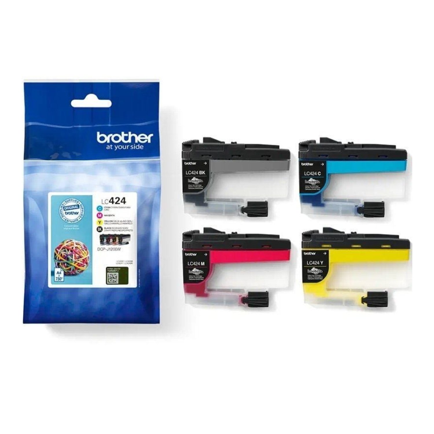 Brother LC424VAL · Cartucho Tinta Original · Multipack 4 Colores · CMYK