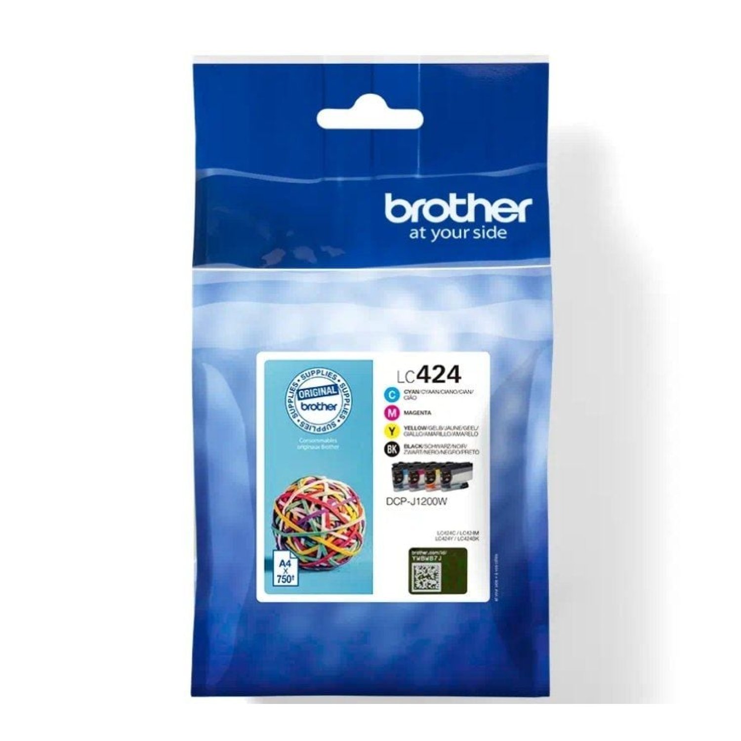Brother LC424VAL · Cartucho Tinta Original · Multipack 4 Colores · CMYK