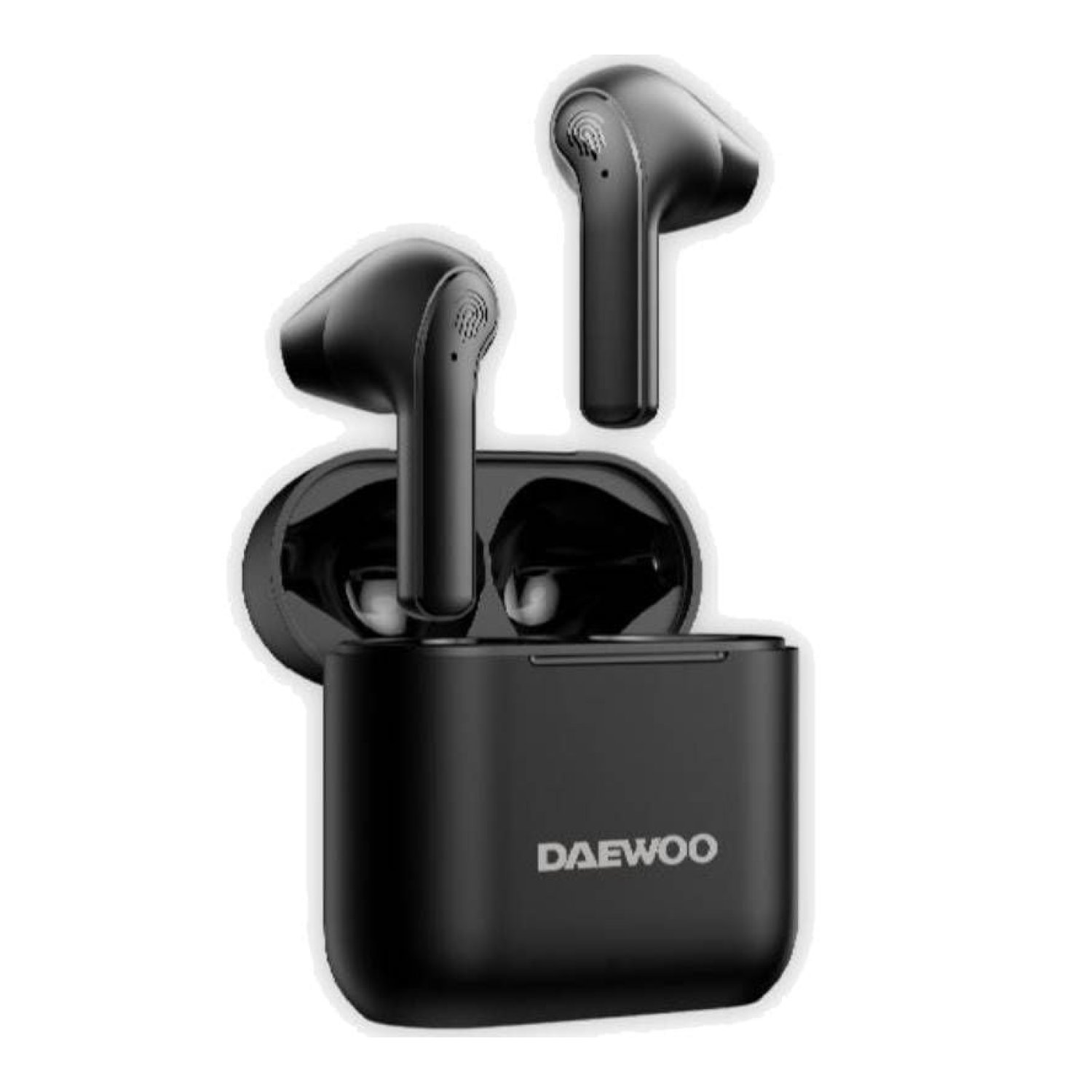 Daewoo DW2020 · Auriculares Bluetooth · Estuche Carga · Autonomía 5h · Negros