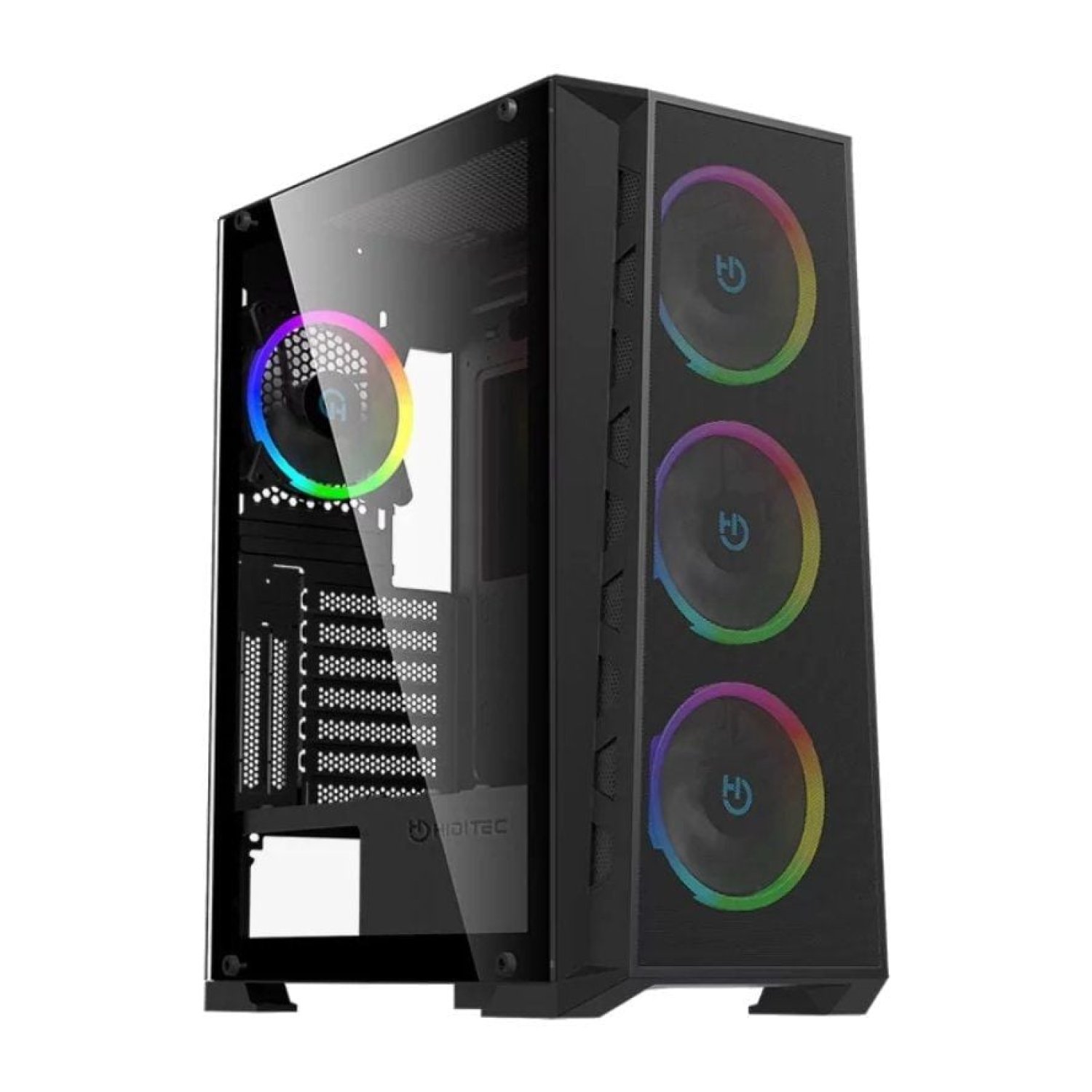 Hiditec MH12 · Caja Gaming Semitorre · Metal Mesh · ATX