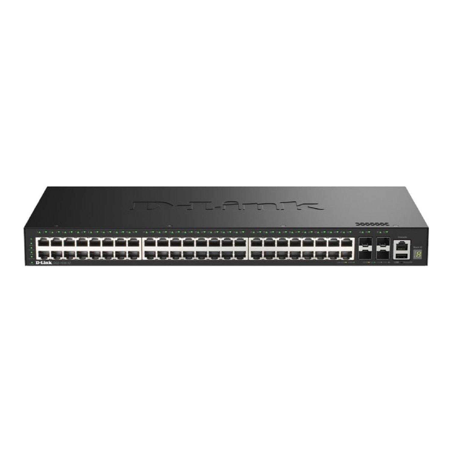 D-Link DGS-1530-52 · Switch Gestionable · 48 Puertos 10Gbps · RJ-45 · SFP · PoE