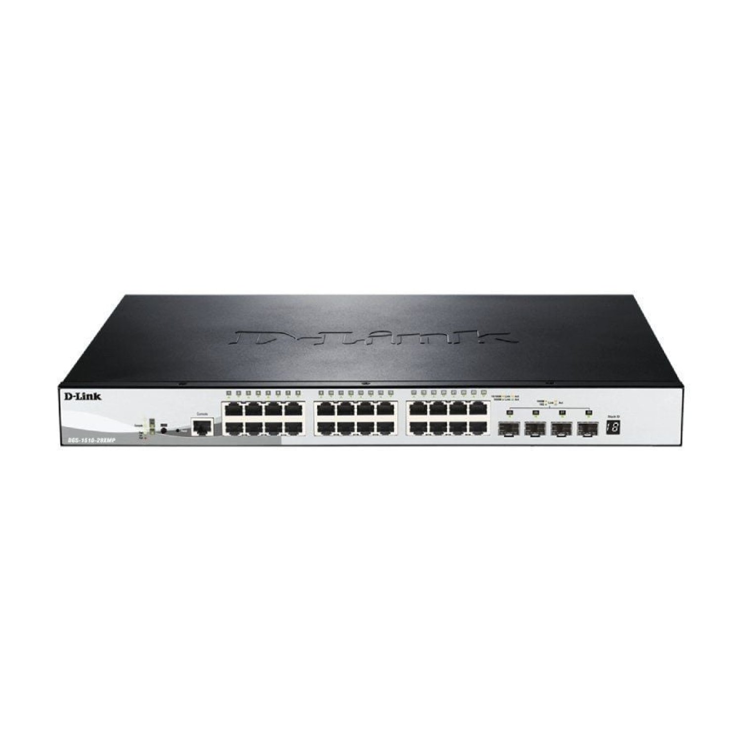 D-Link DGS-1510-28XMP · Switch Gigabit · 28 Puertos · PoE · 10/100/1000 Mbps · SFP