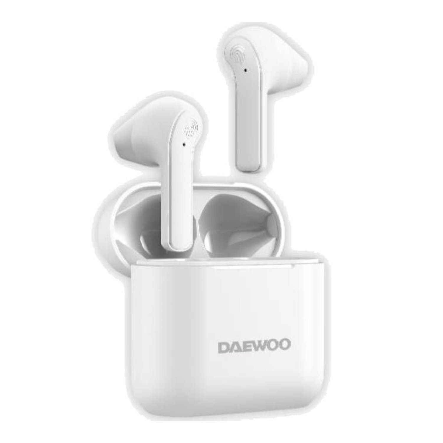 Daewoo DW2021 · Auriculares Bluetooth · Estuche de Carga · 5h Autonomía · Blancos