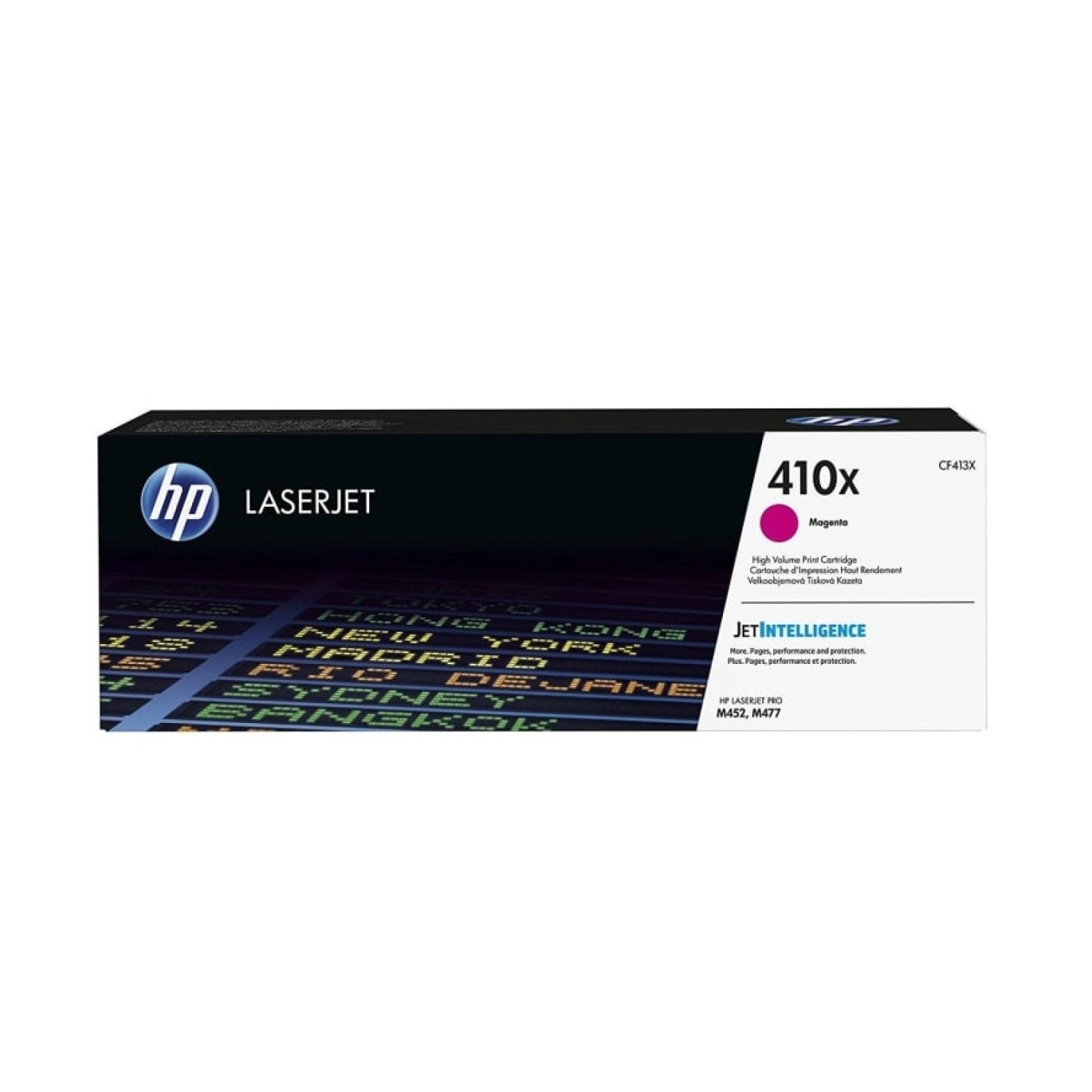 HP Tóner 410X XL · Alta Capacidad · Magenta