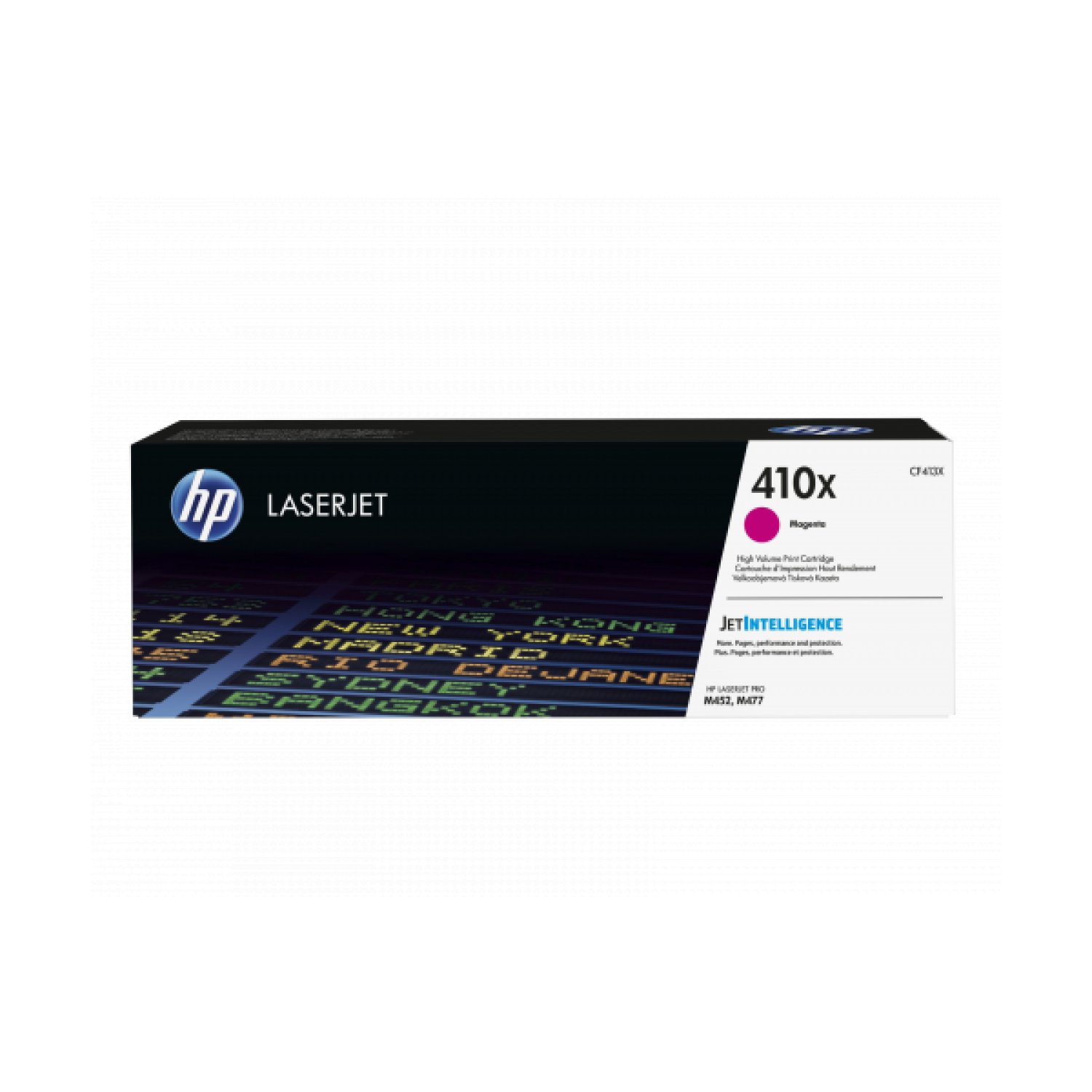 HP Tóner 410X XL · Alta Capacidad · Magenta