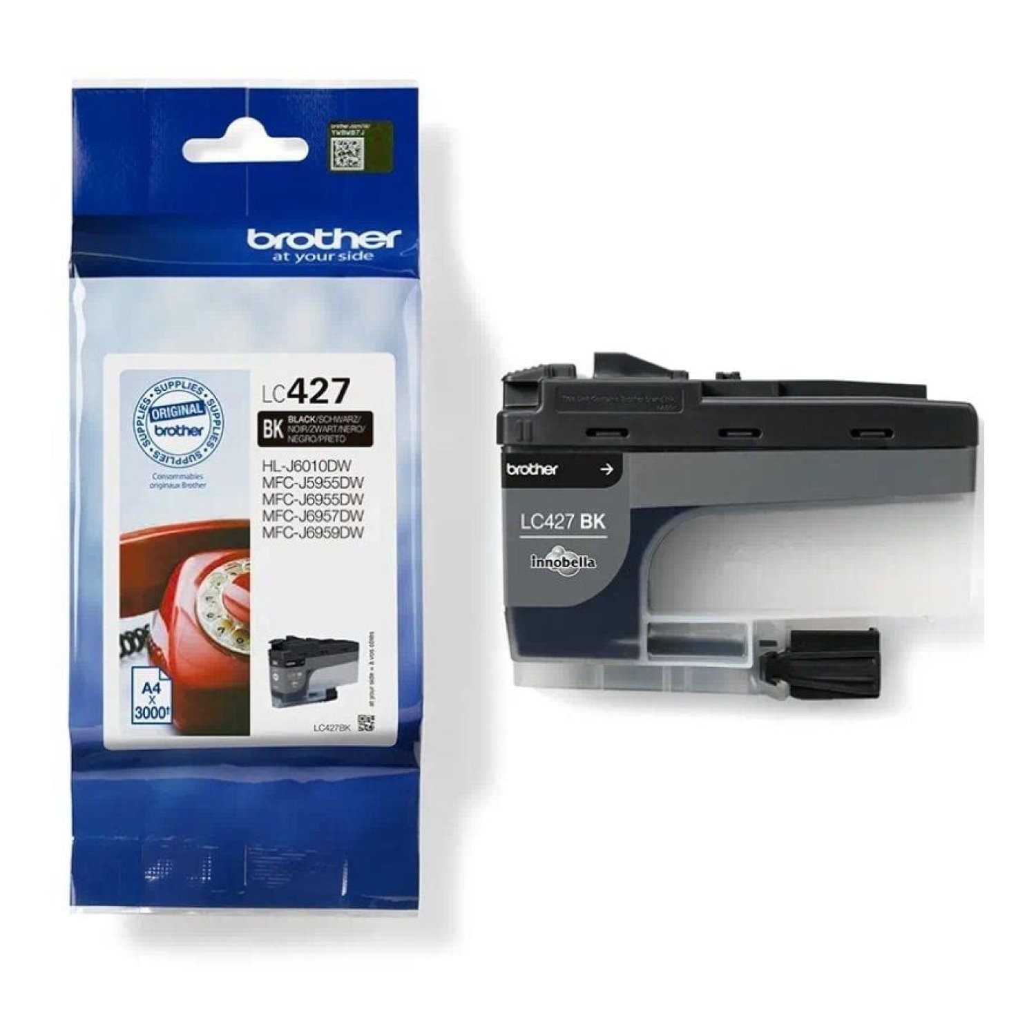 Brother LC-427 · Cartucho de Tinta Original · Negro