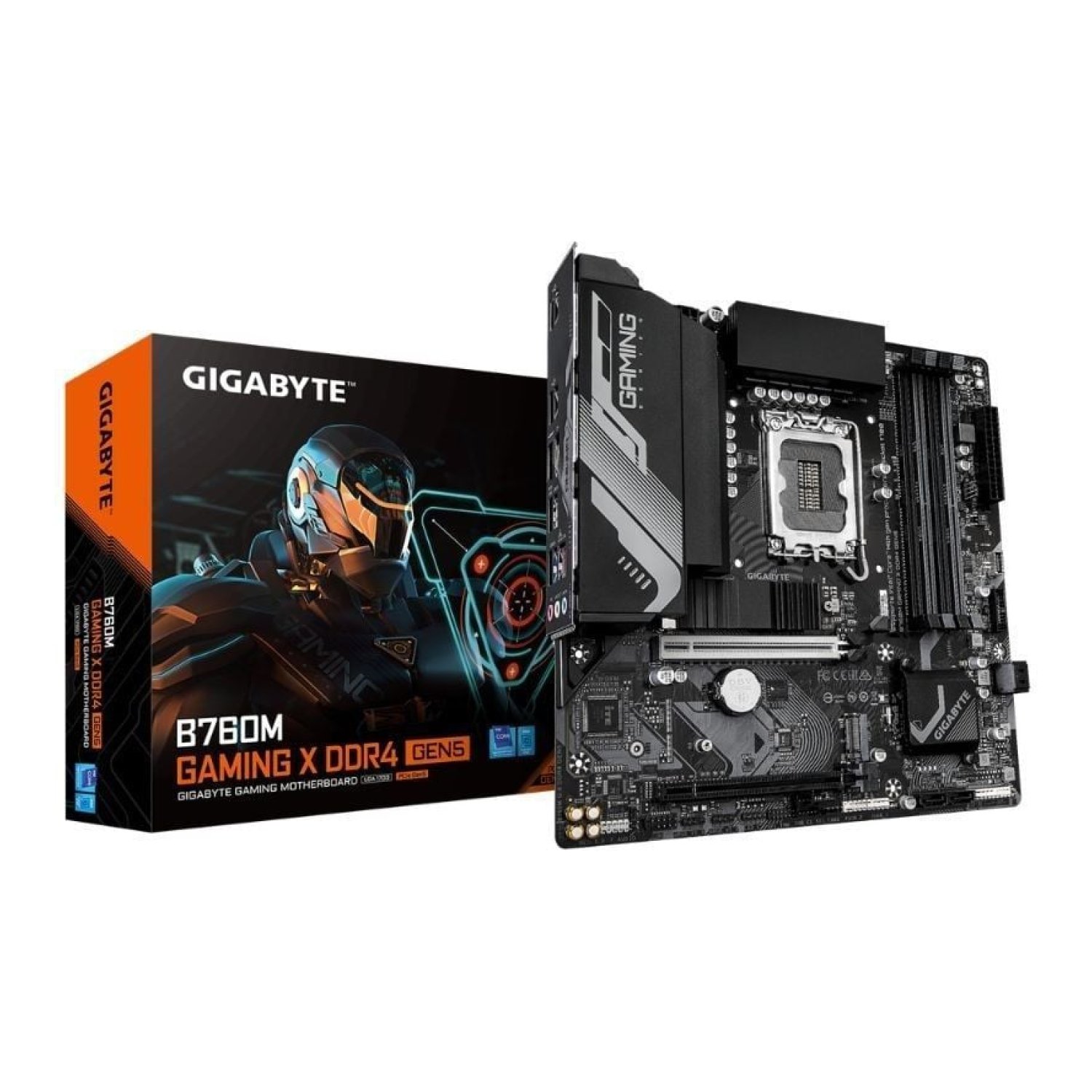 Gigabyte B760M Gaming X · DDR4 · Socket 1700 · PCIe 5.0 · Micro ATX