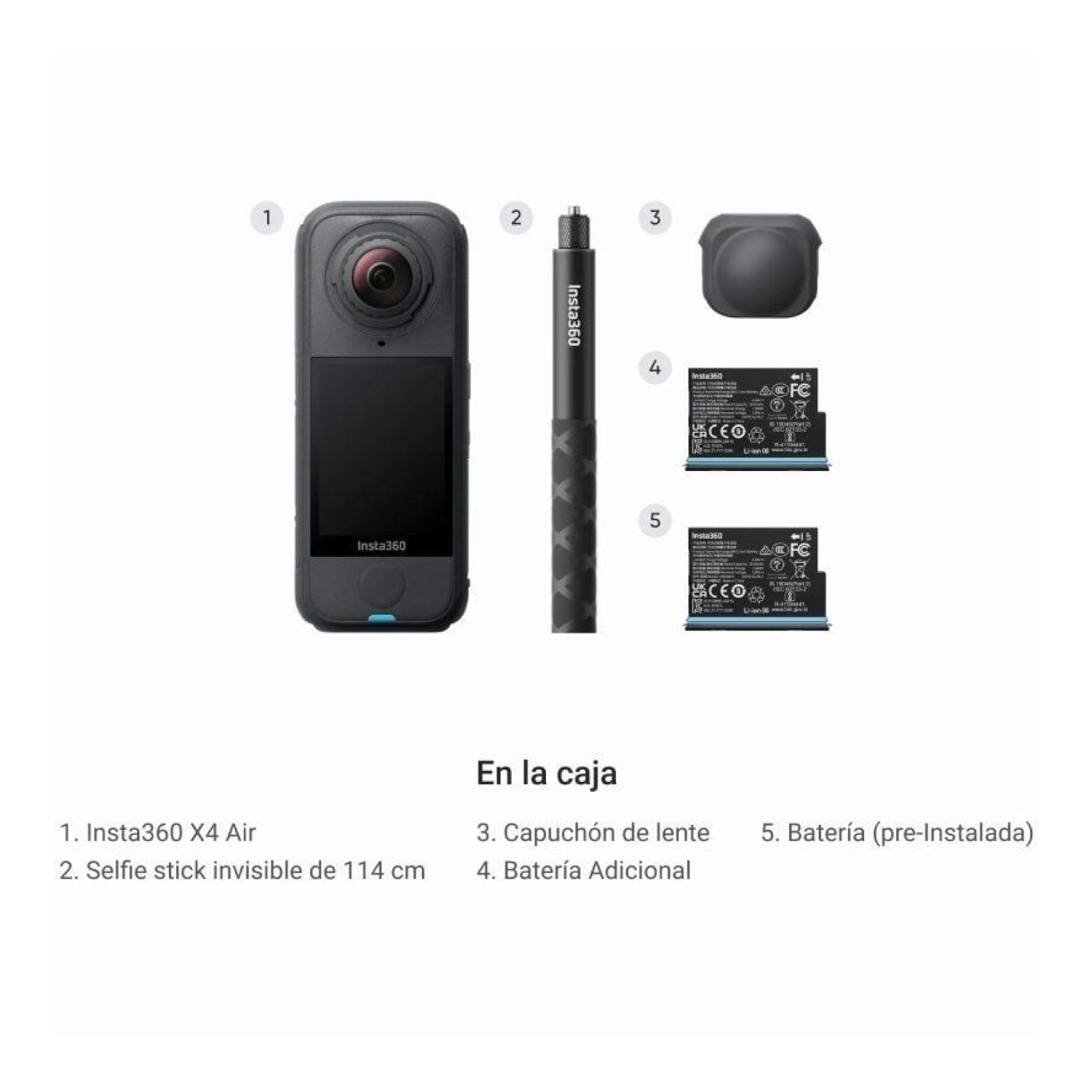 Insta360 X4 Air · Cámara 360° · 8K · Pack Principiante