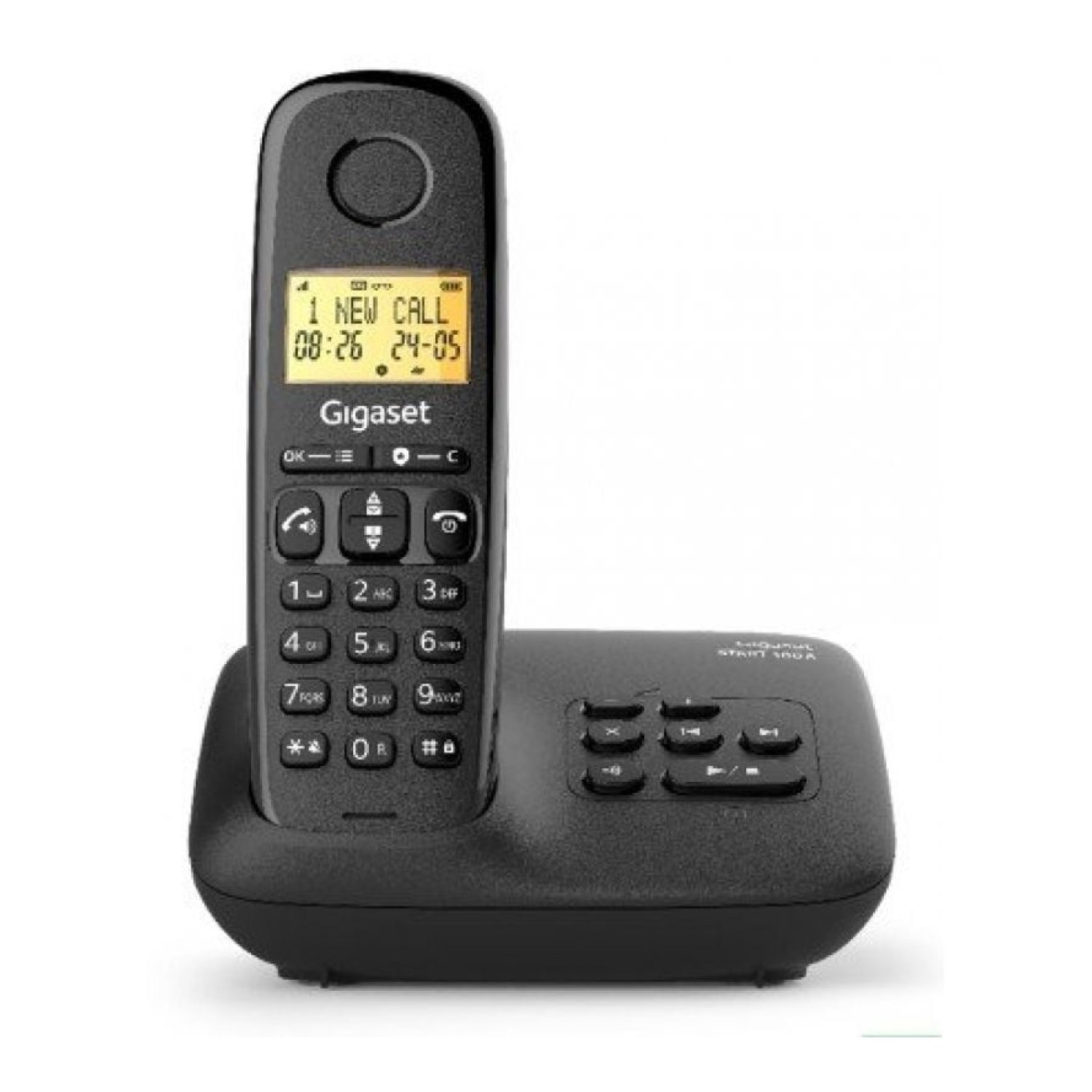Gigaset Basic 100 · Teléfono Inalámbrico · Negro