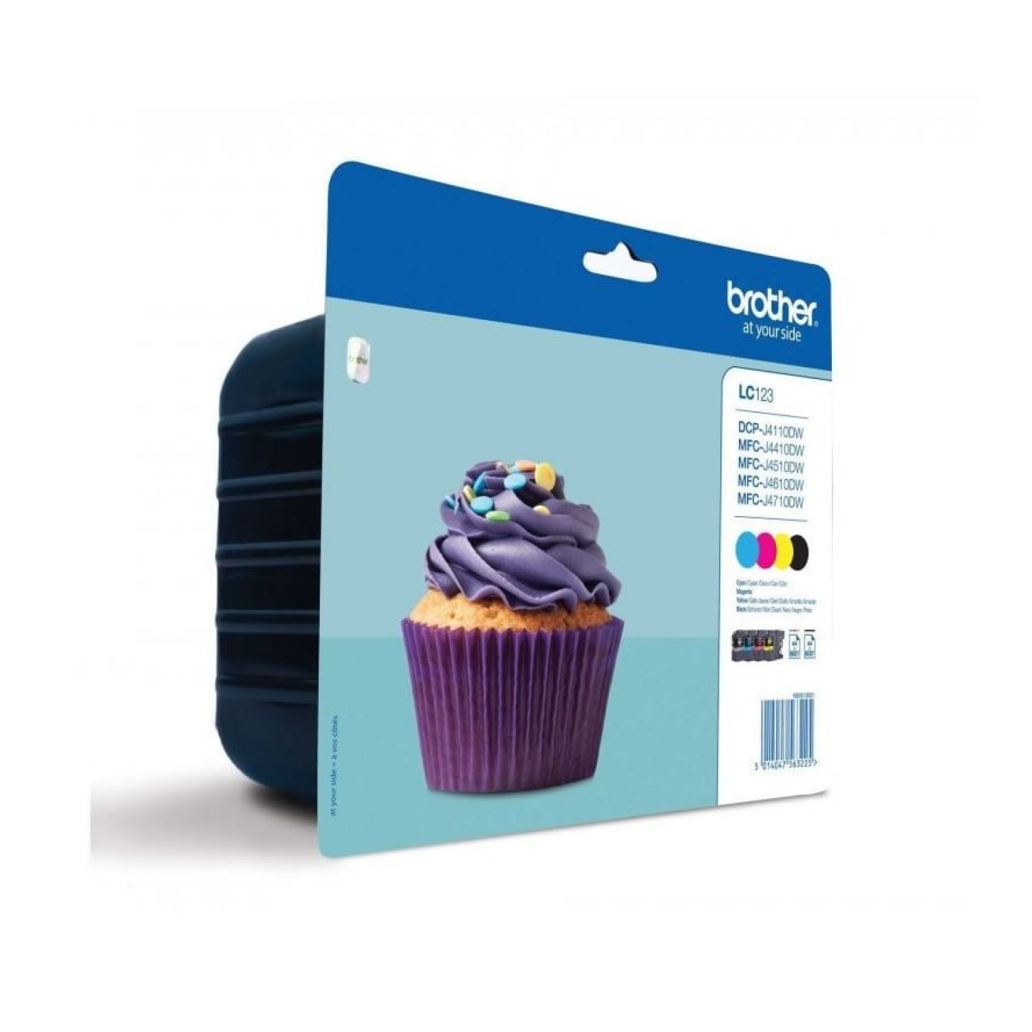 Brother LC-123 · Cartucho de Tinta Original · Multipack · Cian · Magenta · Amarillo · Negro