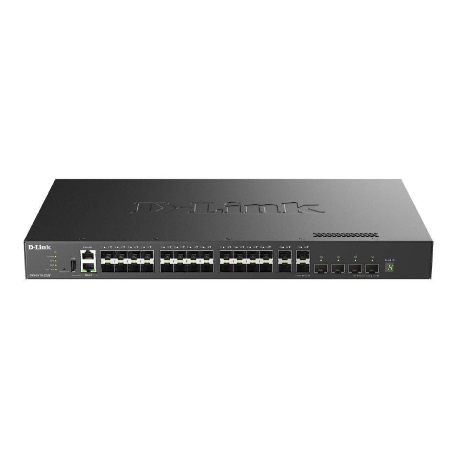 D-Link DXS-3410-32XY · Switch Gestionable · 32 Puertos · 2 SFP · PoE