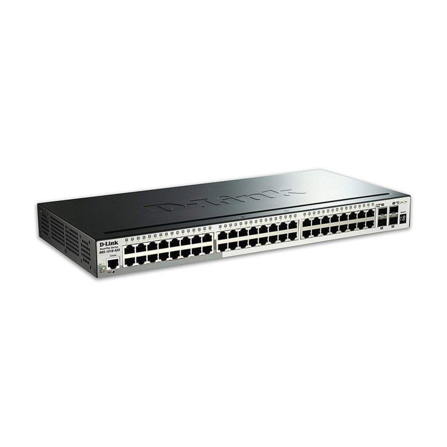D-Link Smart DGS-1510-52X · 52 Puertos · Gigabit · 48 RJ-45 + 4 SFP