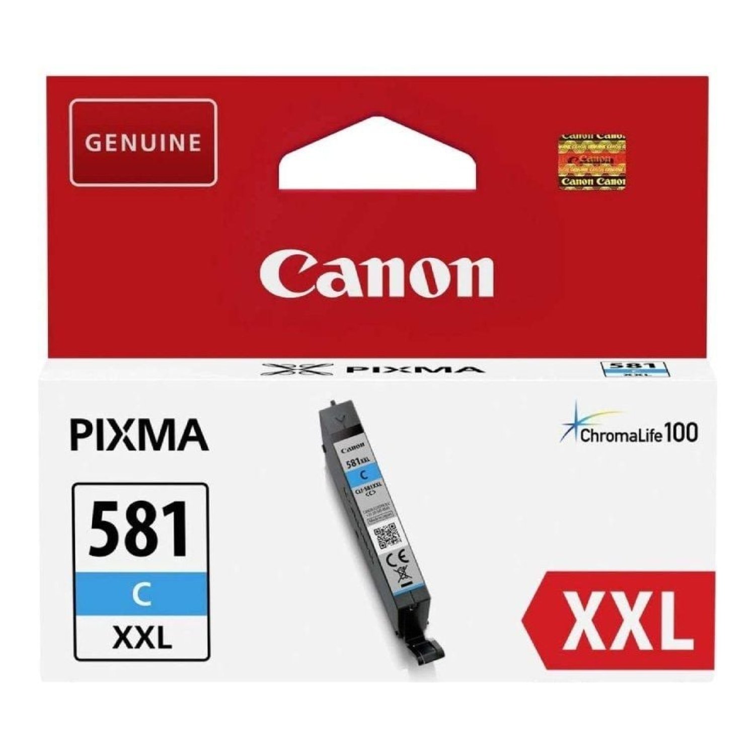 Canon CLI-581XXL · Cartucho Tinta Original · Alta Capacidad · Cian