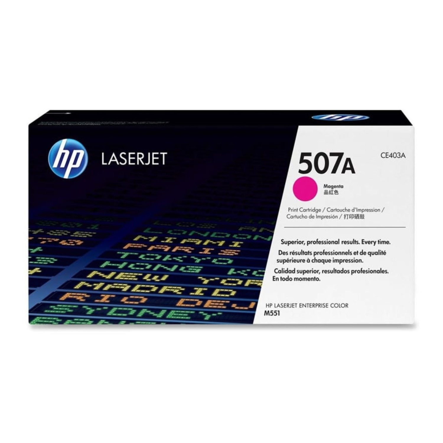 HP nº507A · Tóner Original · Magenta