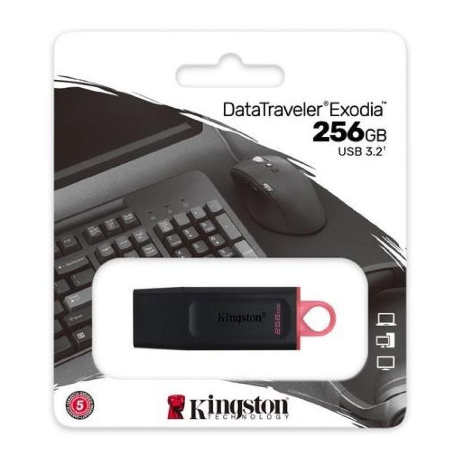 Kingston DataTraveler Exodia · Pendrive 256GB · USB 3.2