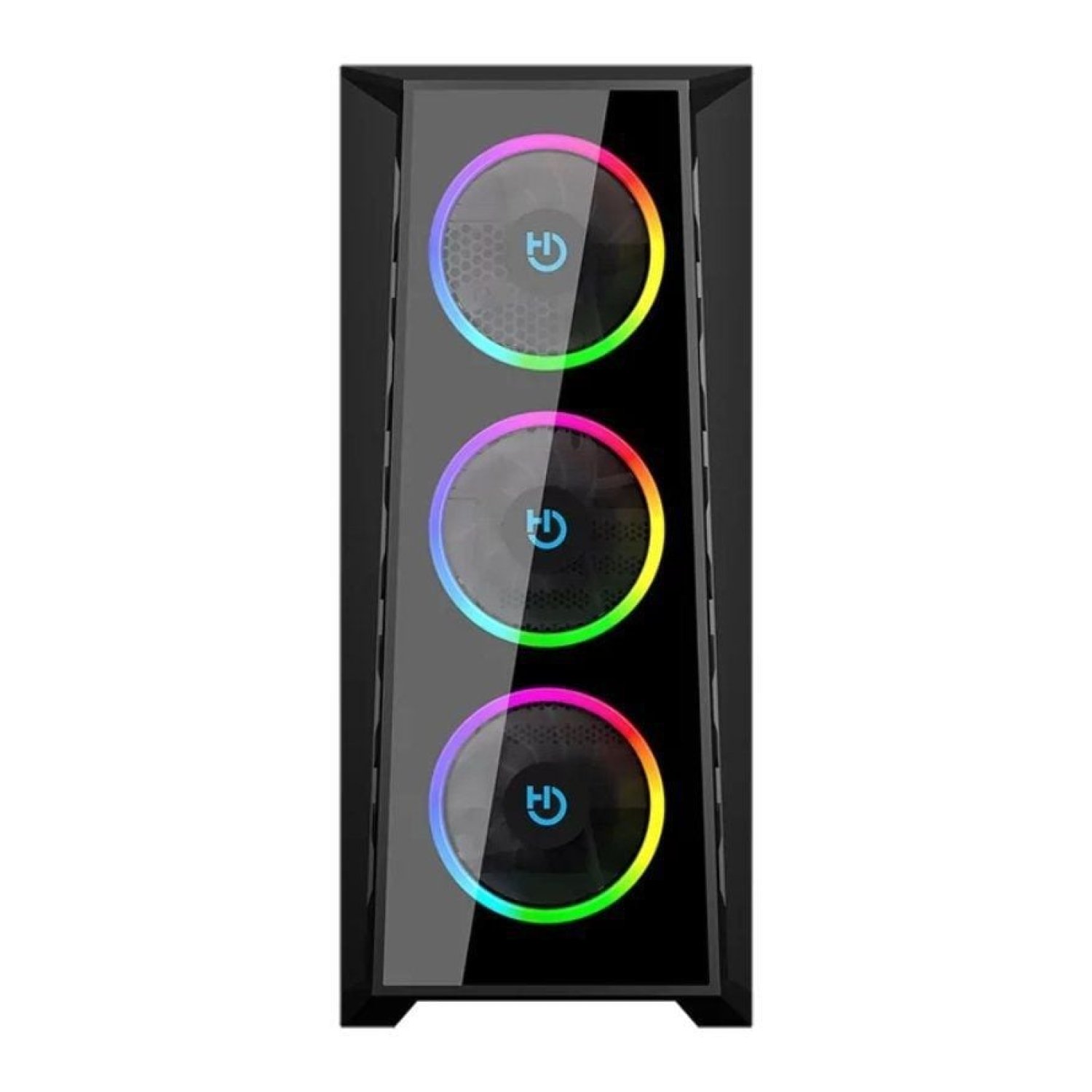 Hiditec MH12 Glass · Caja Gaming Semitorre · Panel Cristal Templado · ATX
