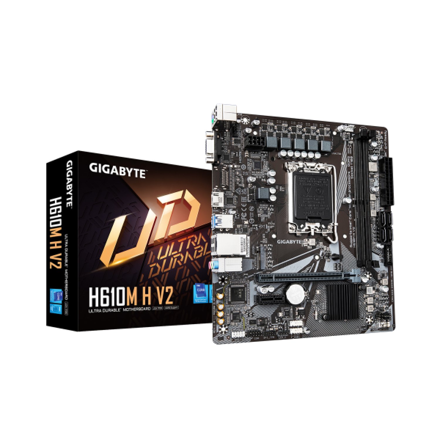Gigabyte H610M H V2 · Socket 1700 · DDR5 · PCIe 4.0 · Micro ATX