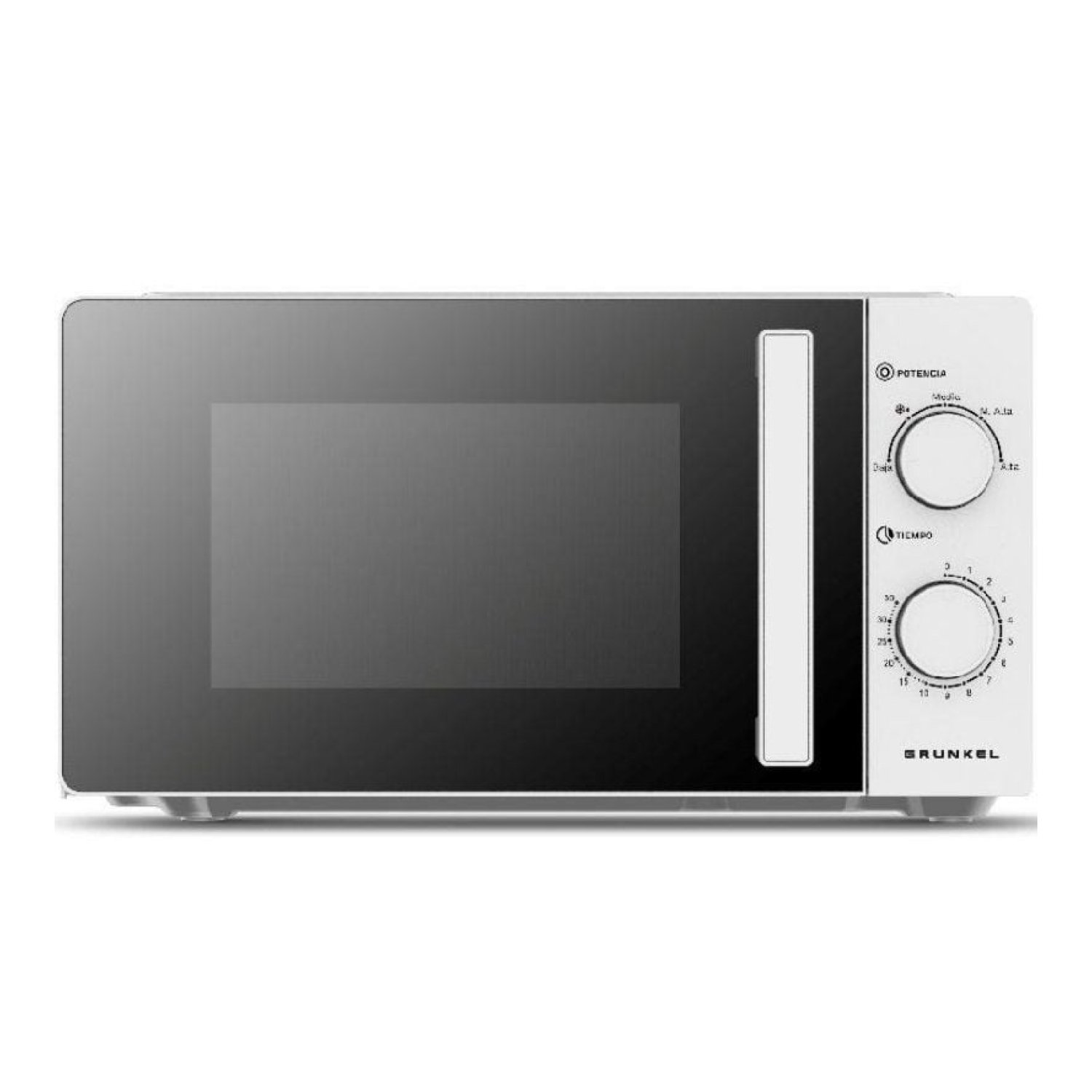 Grunkel MWG-20GRILL · Microondas con Grill · 700W · 20L · Blanco