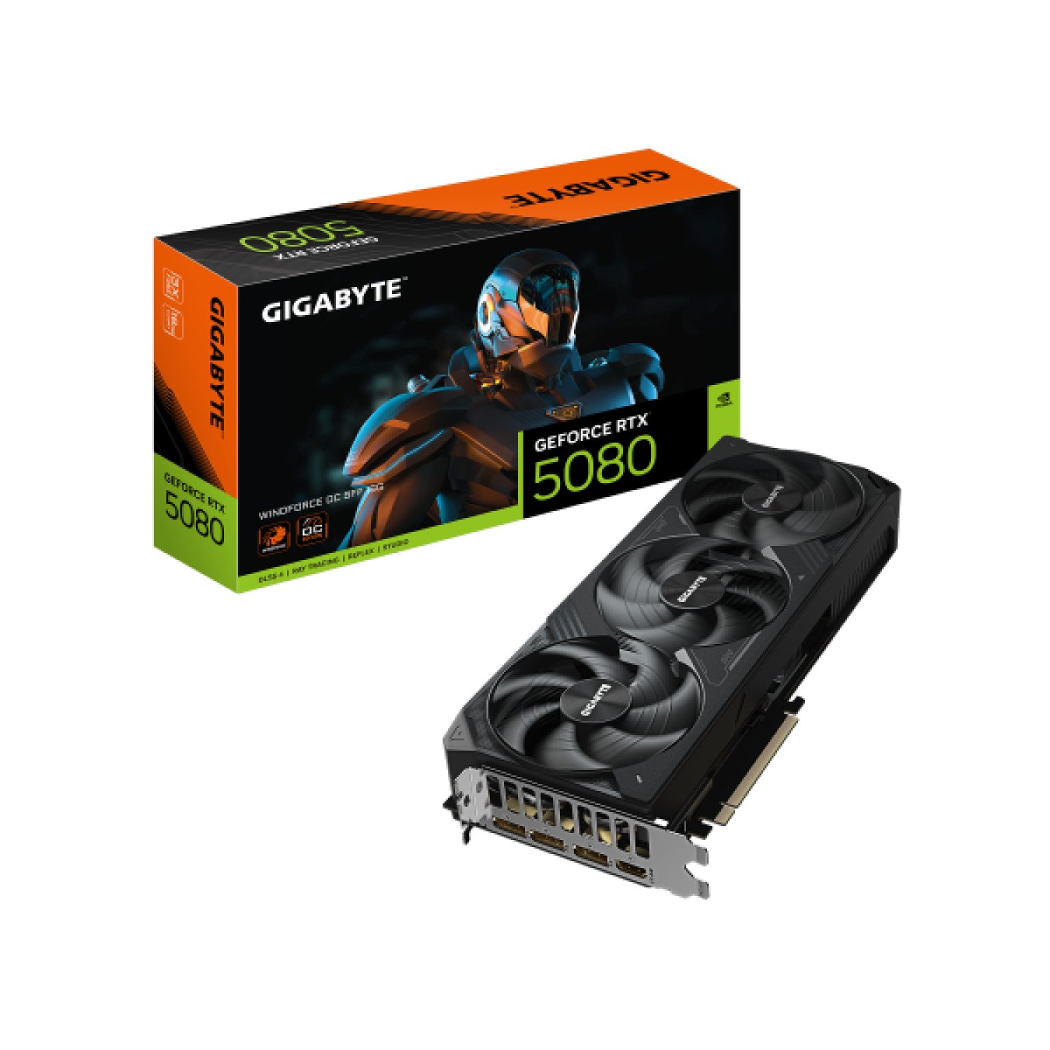 Gigabyte GeForce RTX 5080 WindForce OC SFF · 16GB GDDR7