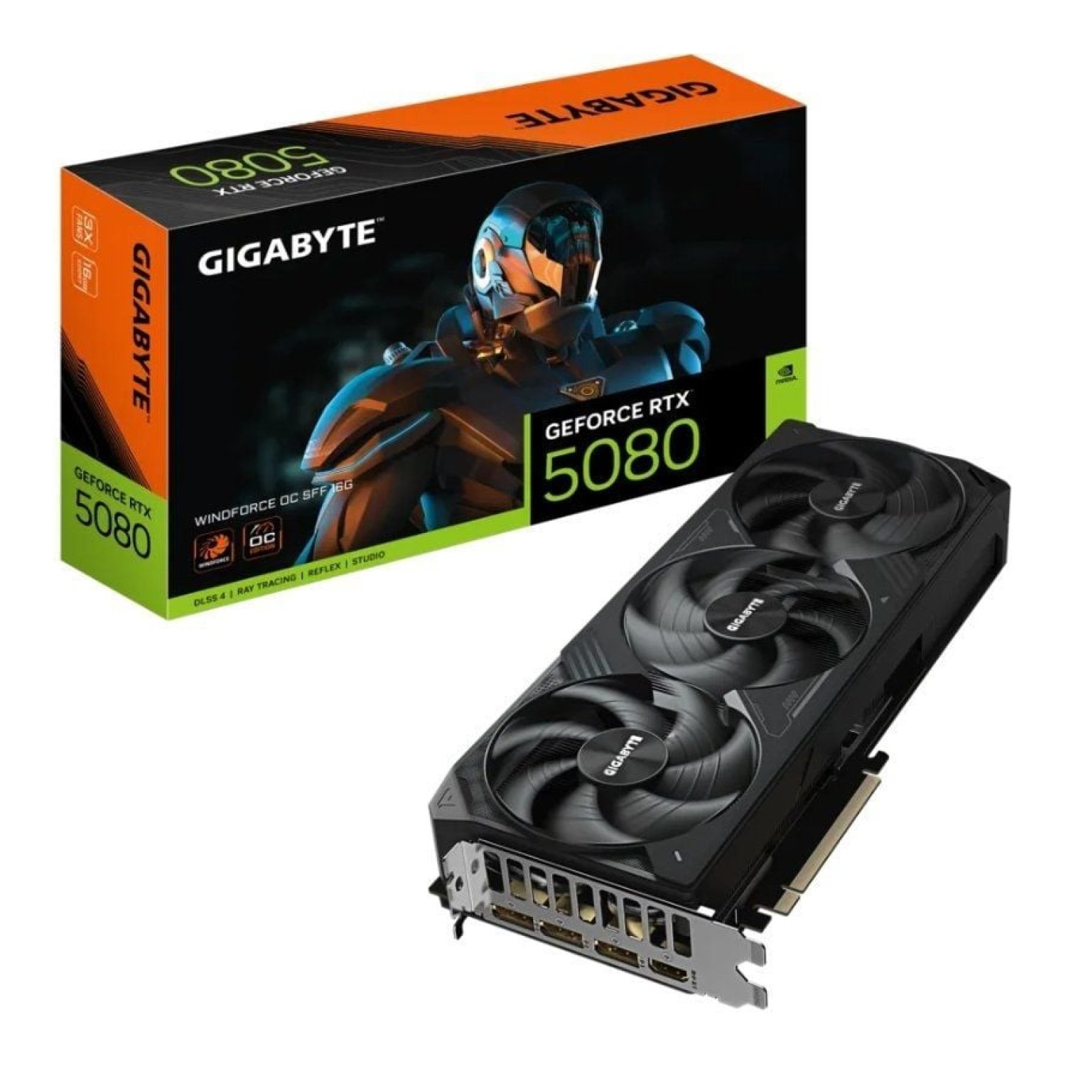Gigabyte GeForce RTX 5080 WindForce OC SFF · 16GB GDDR7