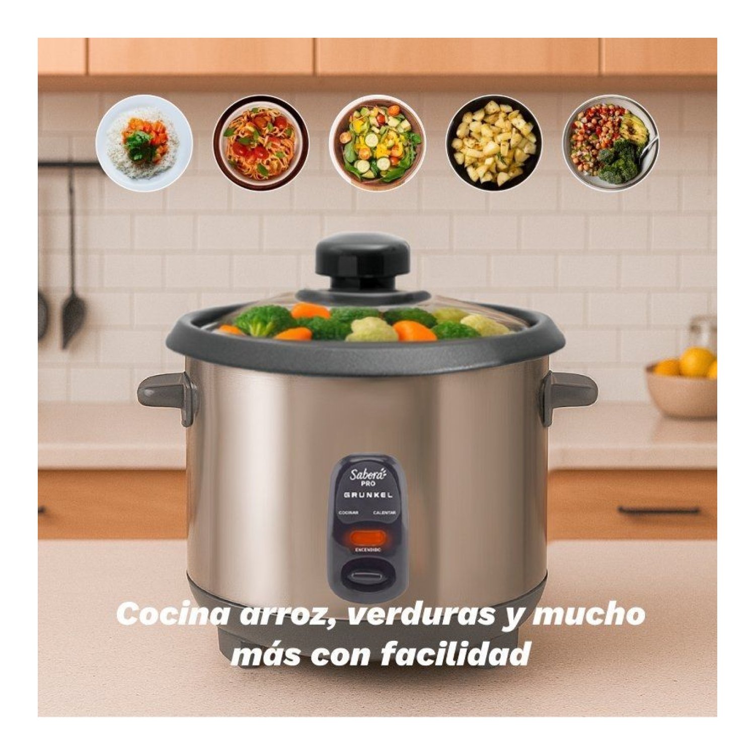 Grunkel RC-28L · Arrocera Programable · 2,8L · 700W