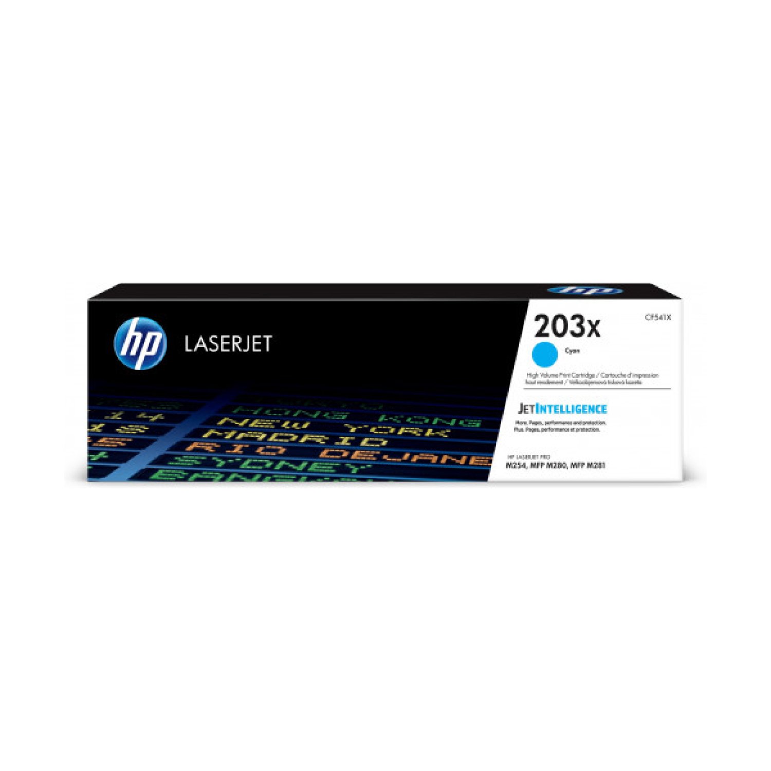 HP Toner nº203X XL · Alta Capacidad · Cian