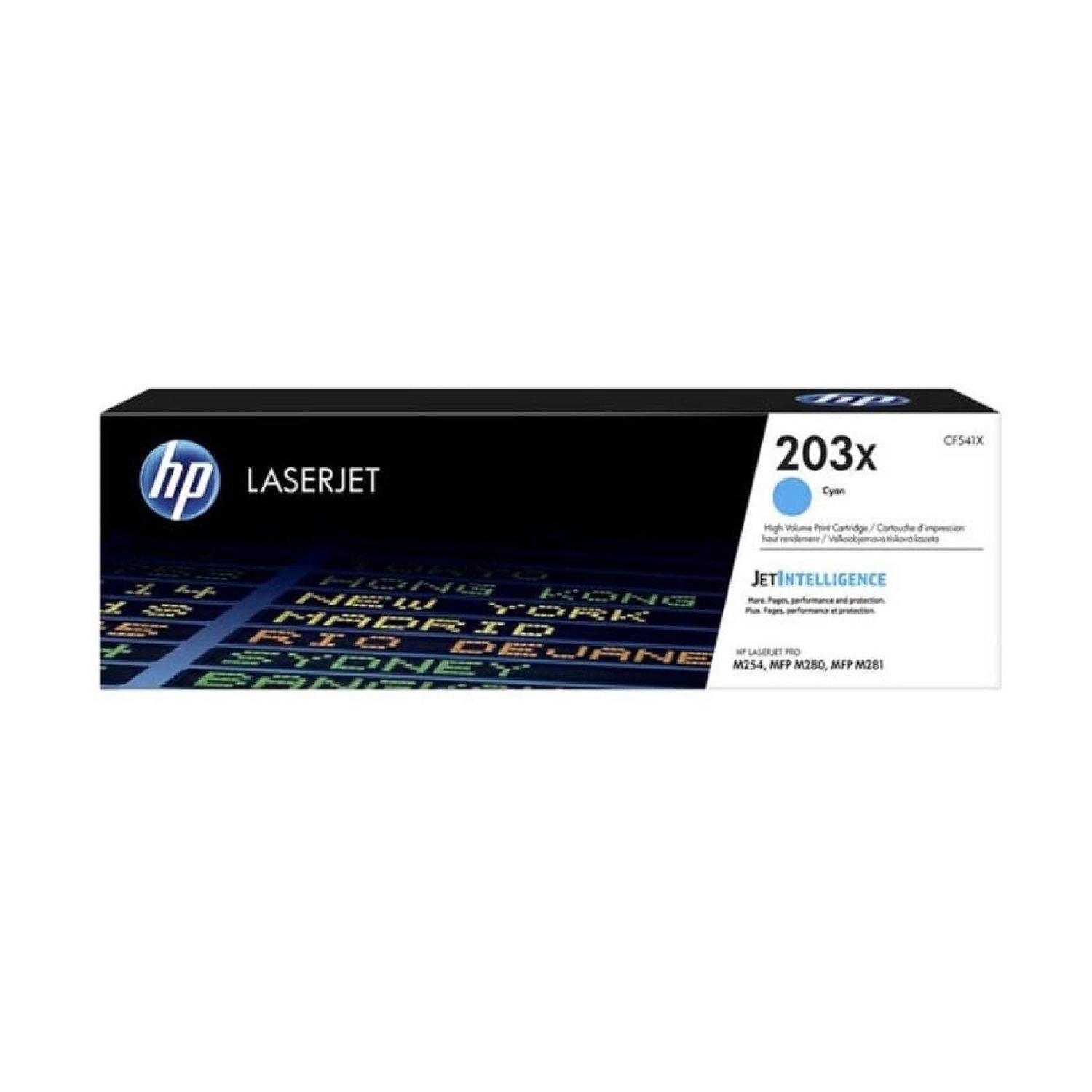 HP Toner nº203X XL · Alta Capacidad · Cian