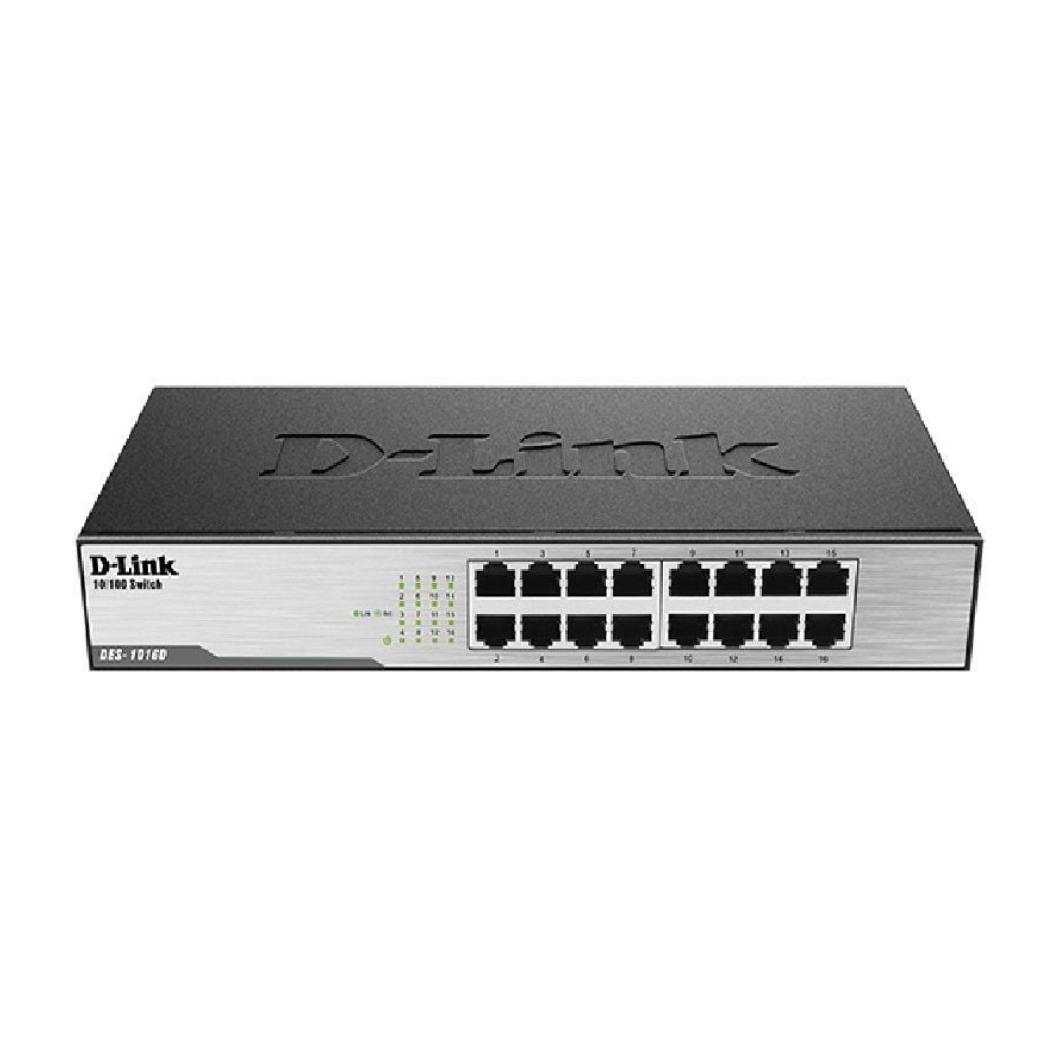 D-Link DES-1016D · 16 Puertos RJ-45 · 10/100 Mbps