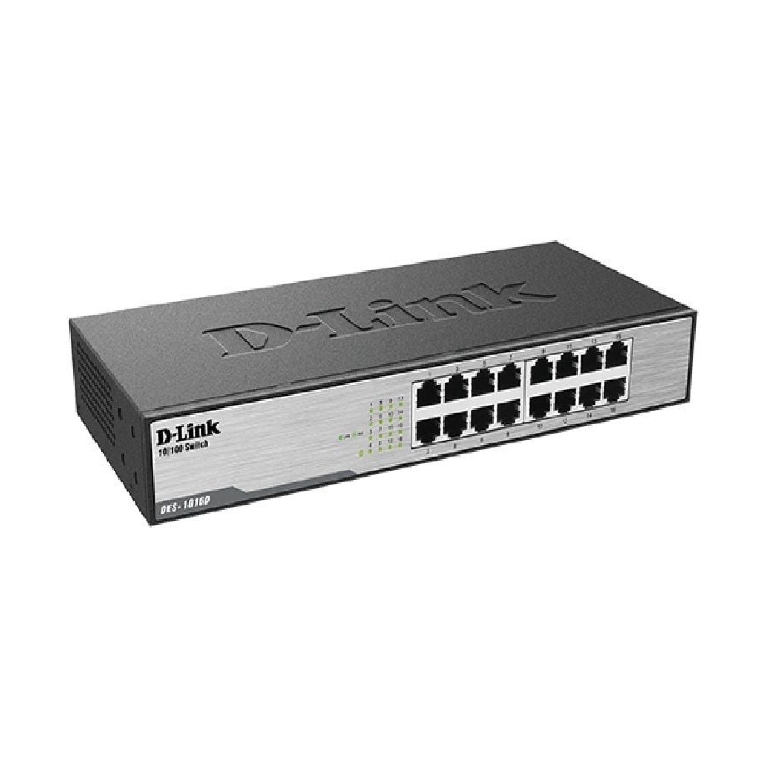 D-Link DES-1016D · 16 Puertos RJ-45 · 10/100 Mbps