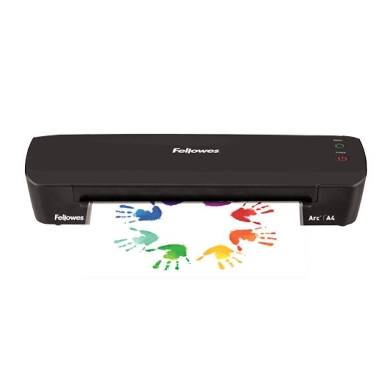 Fellowes Arc · Plastificadora A4 · hasta 80 Micras · Negra