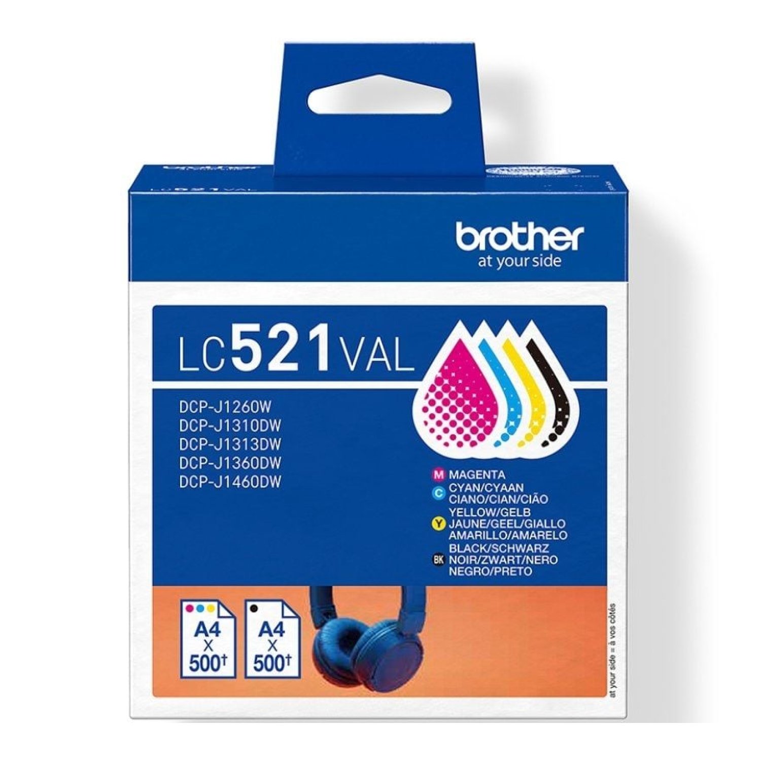 Brother · Cartucho LC-521VAL · Multipack CMYK · Original