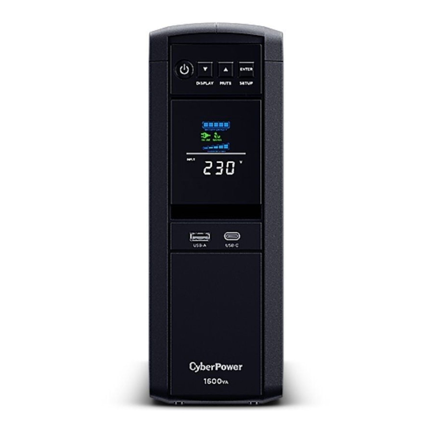 CyberPower CP1600EPFCLCD · SAI 1600VA/1000W · 6 Salidas · Torre · LCD