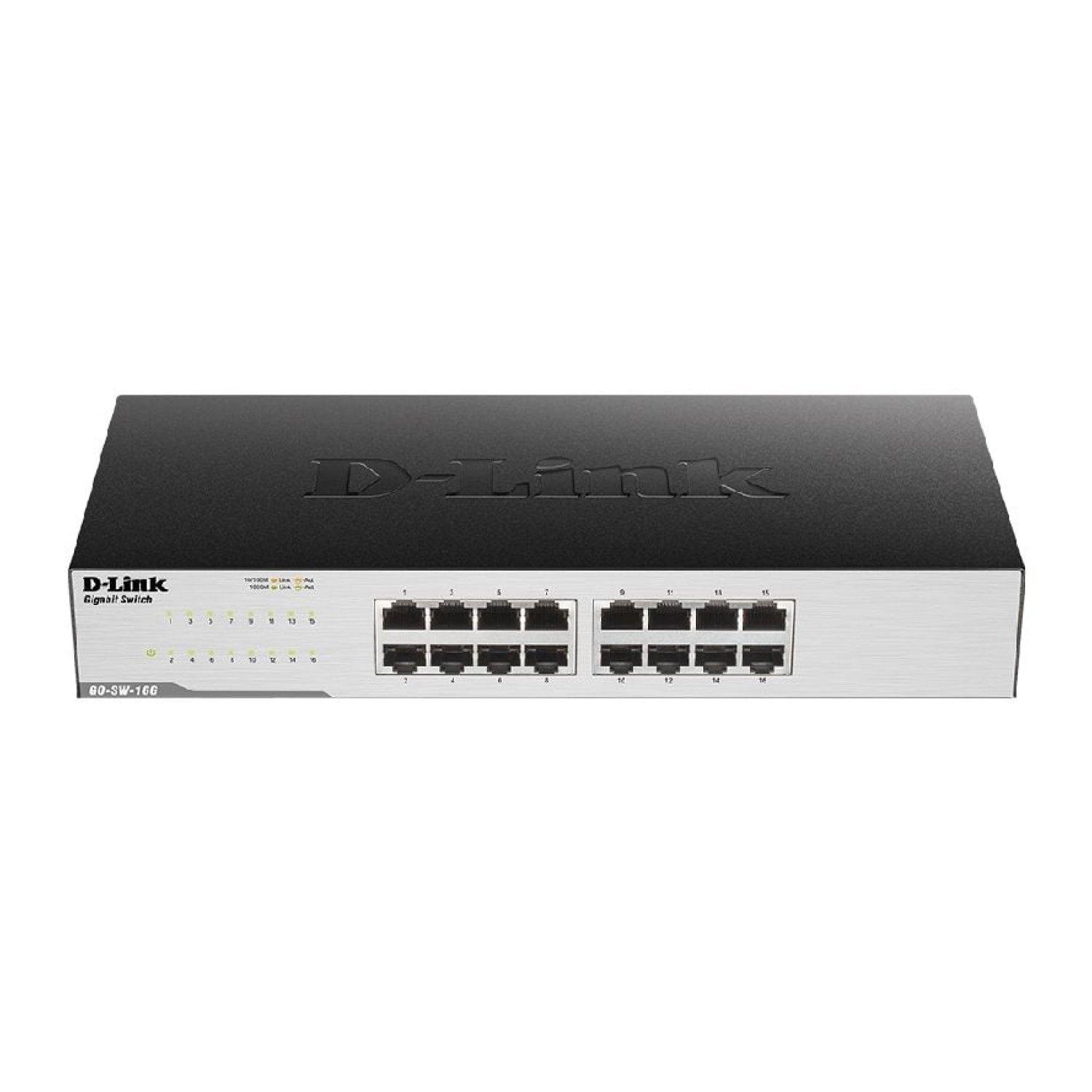 D-Link GO-SW-16G · Switch 16 Puertos · Gigabit 10/100/1000 · RJ-45