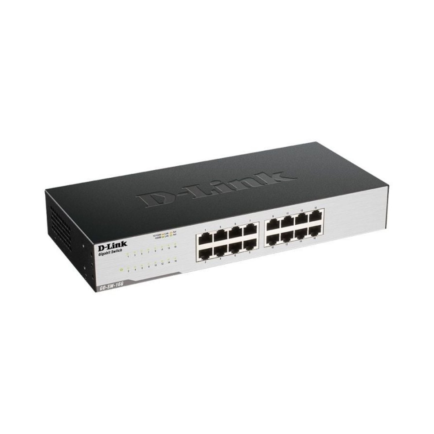 D-Link GO-SW-16G · Switch 16 Puertos · Gigabit 10/100/1000 · RJ-45